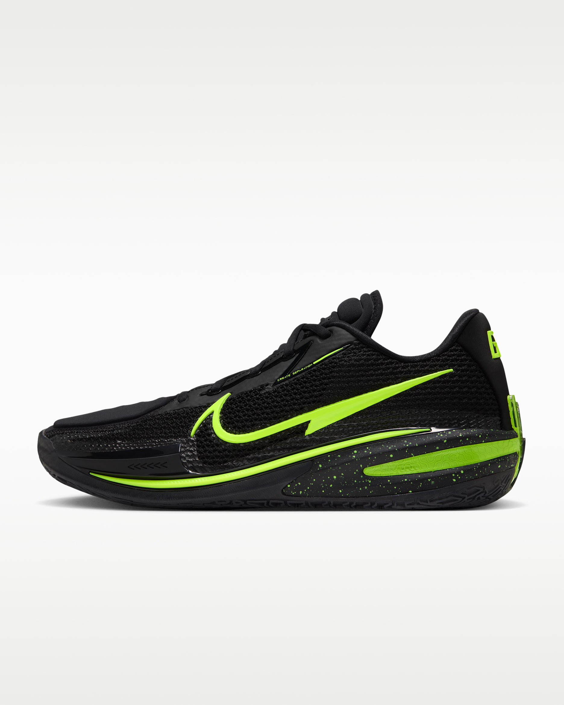 Nike Air Zoom G.T. Cut Basketball Shoes - Black/Volt