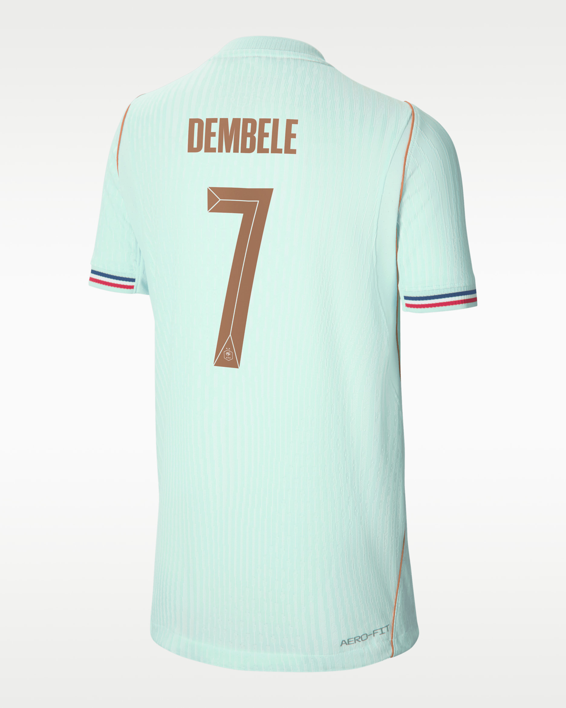 Ousmane Dembélé France National Team 2026 Match Away Big Kids' Nike Dri-FIT ADV Soccer Jersey - Green