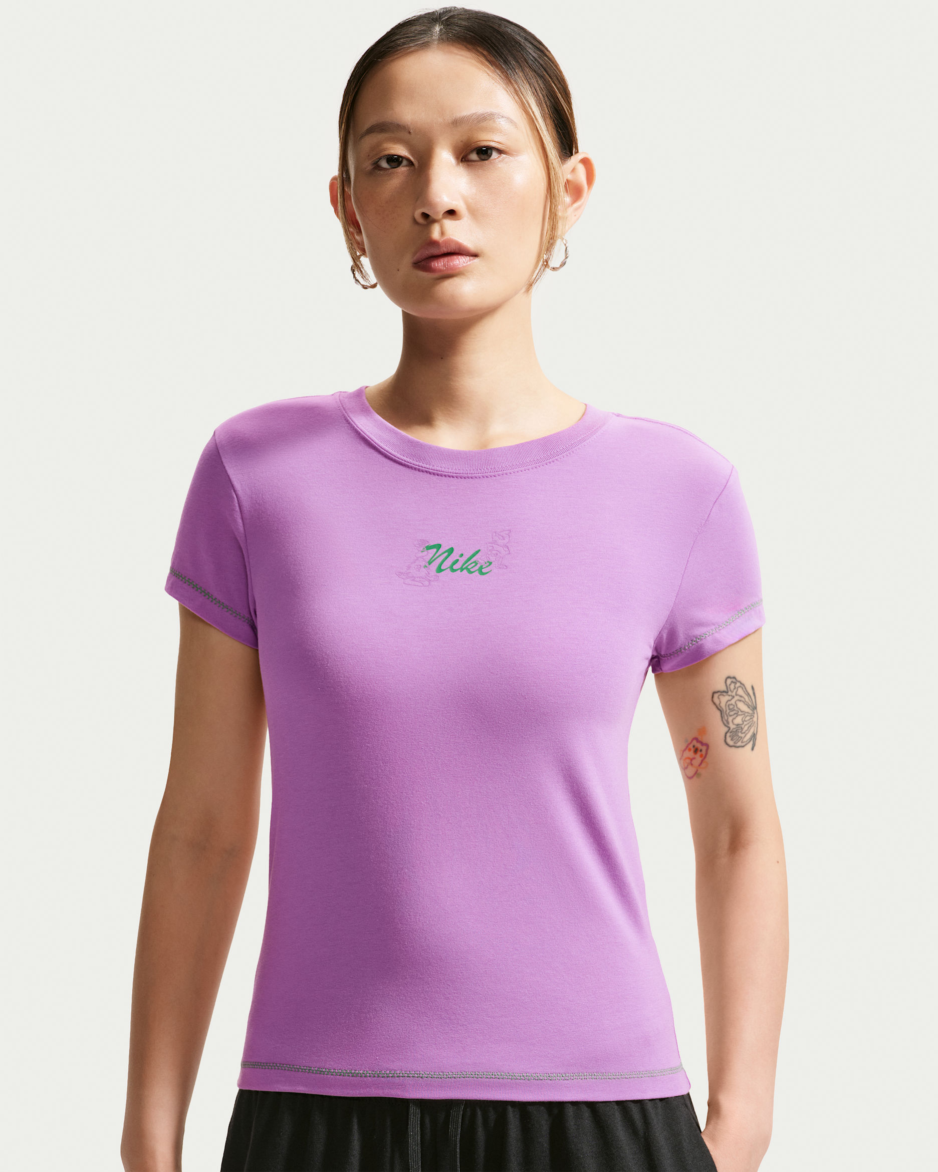 Nike Sportswear Chill Knit Women's T-Shirt - Monarch Purple