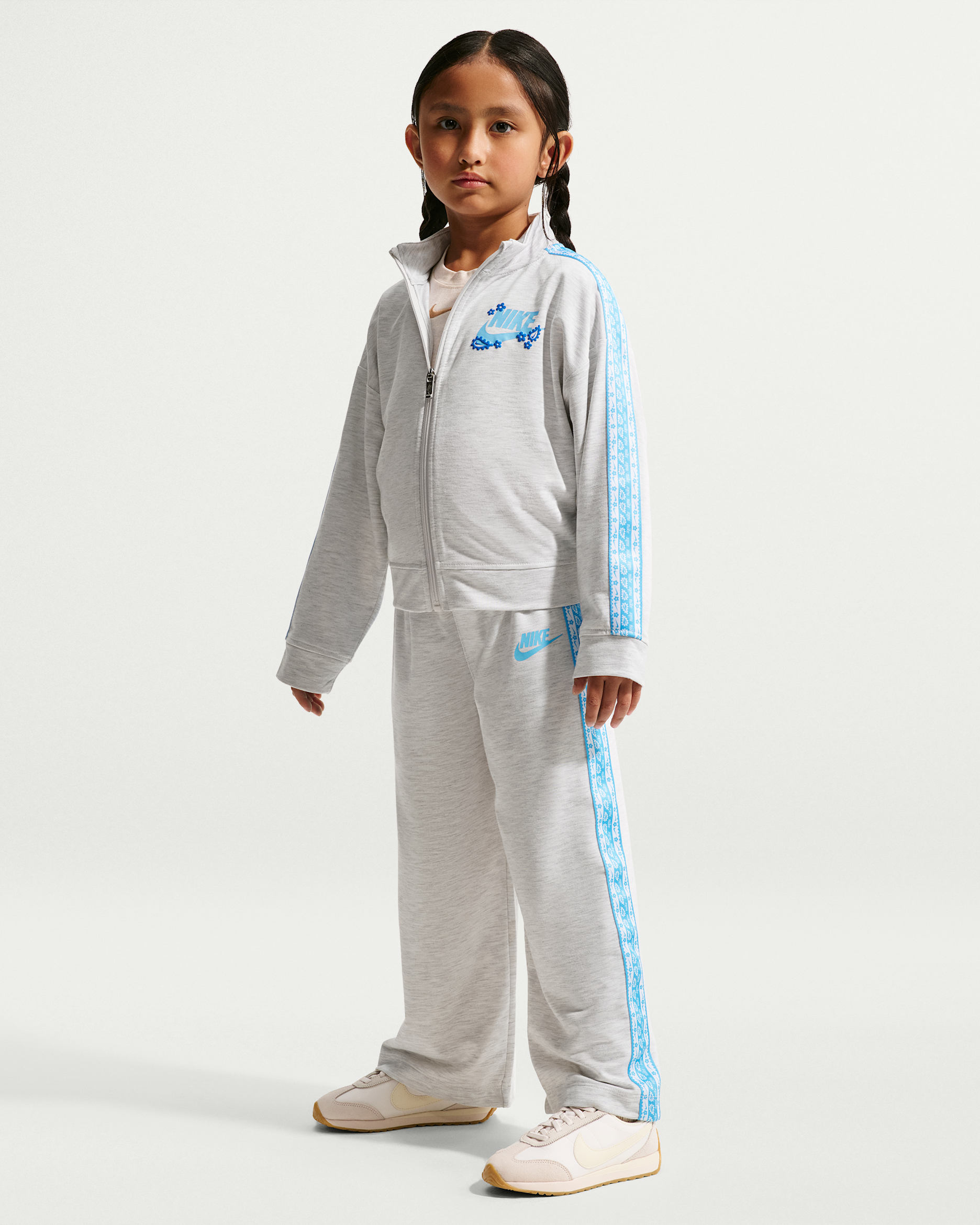 Nike Retro Remix Little Kids' 2-Piece Track Set - Birch Heather