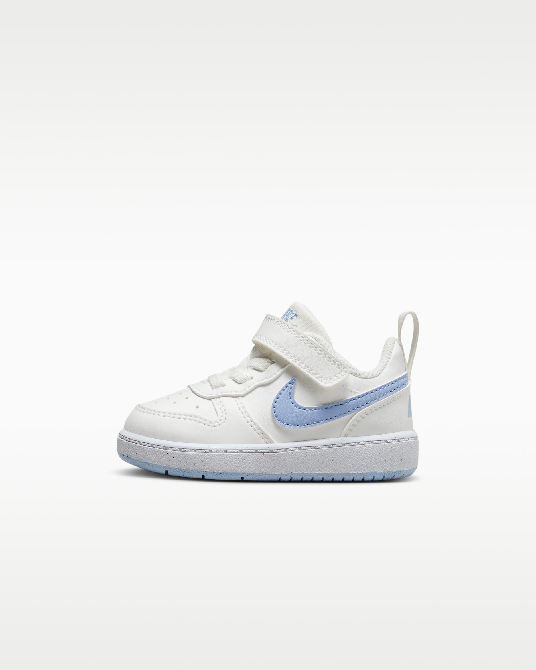 Nike Court Borough 低筒 Recraft 嬰幼兒鞋款 - Summit White/Cobalt Bliss