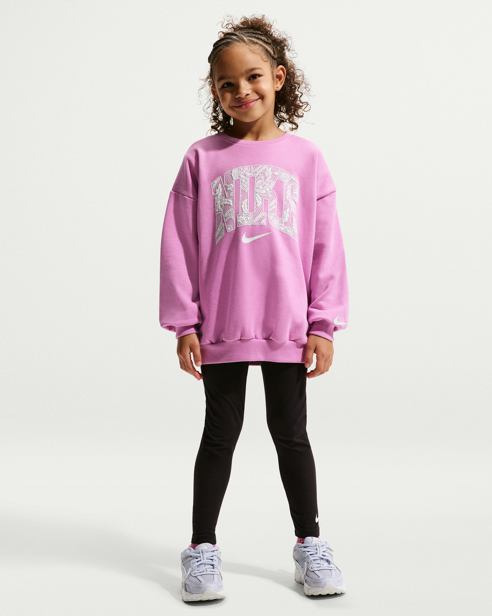 Nike Lace It Up Little Kids' 2-Piece Leggings Set - Black