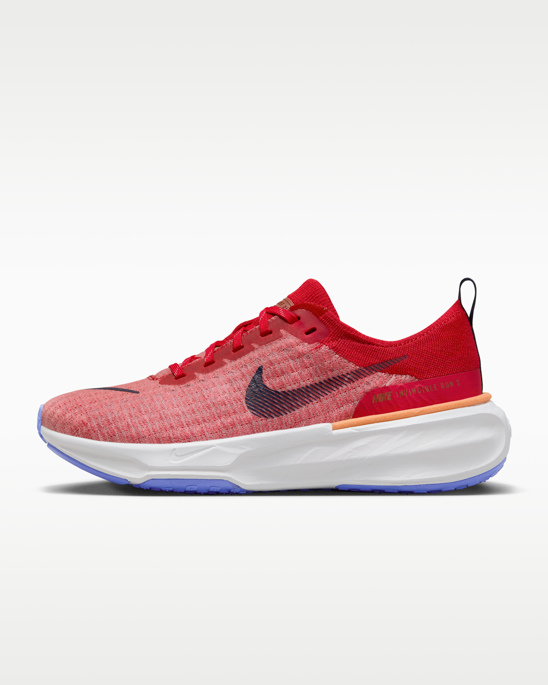Nike Invincible 3 Men's Road Running Shoes - University Red/Blue Joy/Rugged Orange/Midnight Navy
