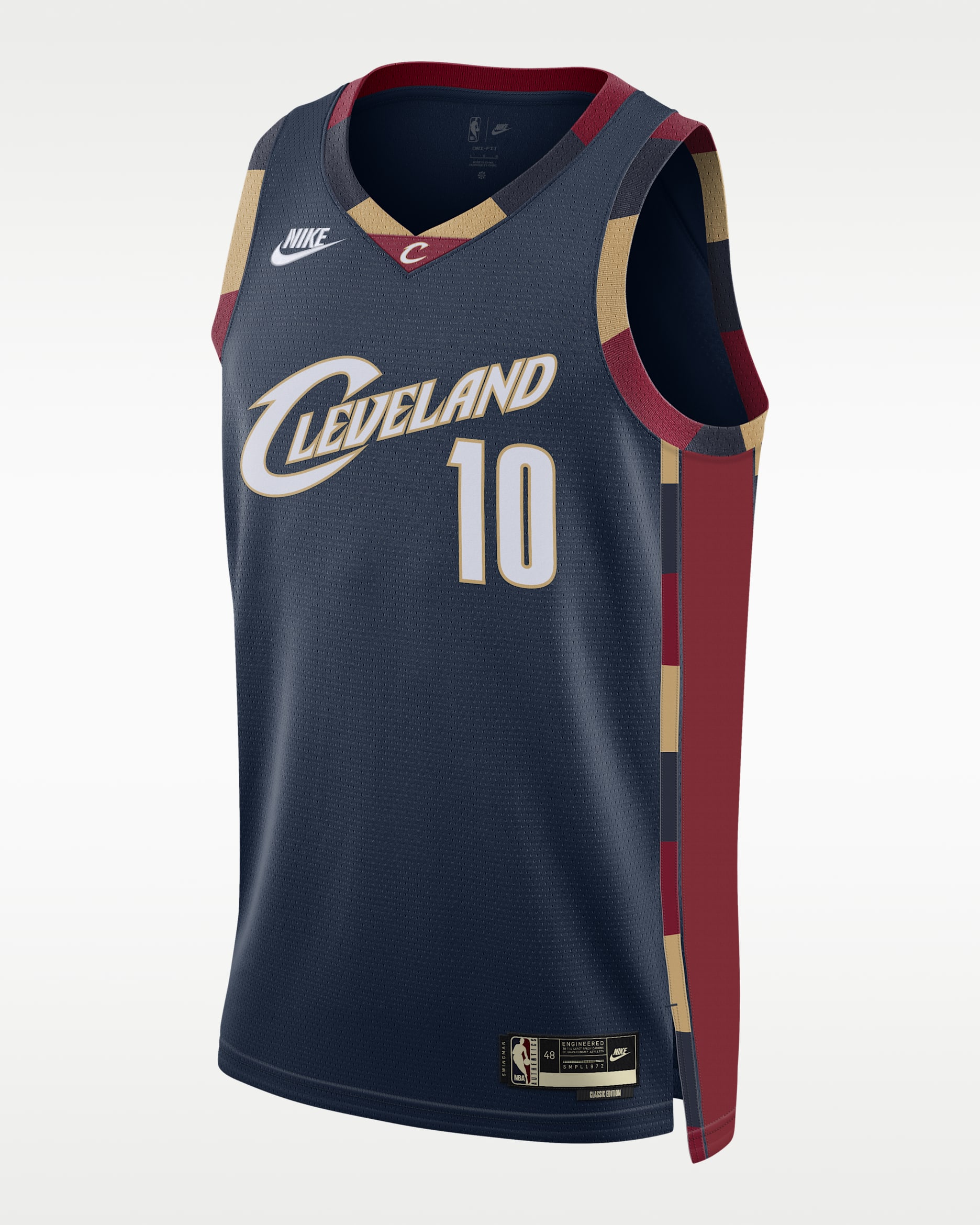 Jersey Nike Dri-FIT de la NBA Swingman para hombre Cleveland Cavaliers 2025/26 Hardwood Classics - Azul marino universitario
