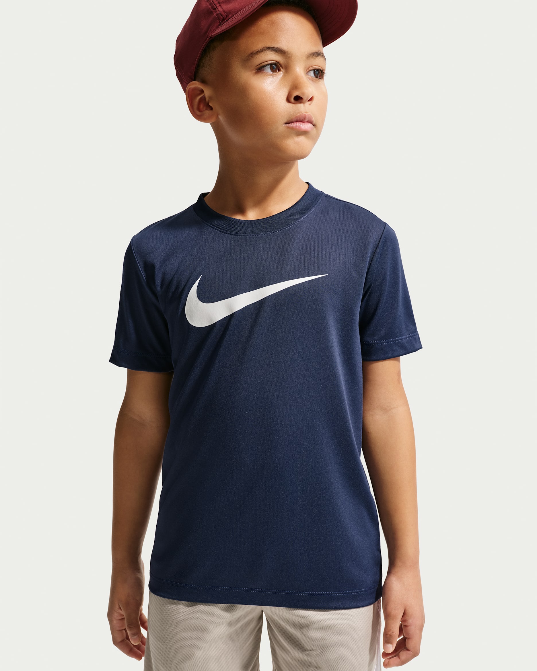 Nike Legend Big Kids' Dri-FIT T-Shirt - Midnight Navy