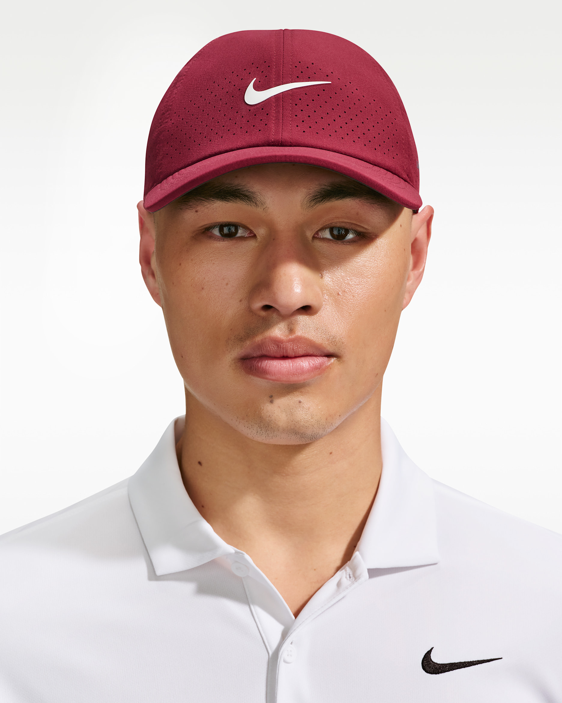 Gorra de tenis sin estructura Nike Dri-FIT ADV Club - Rojo team/Marfil pálido