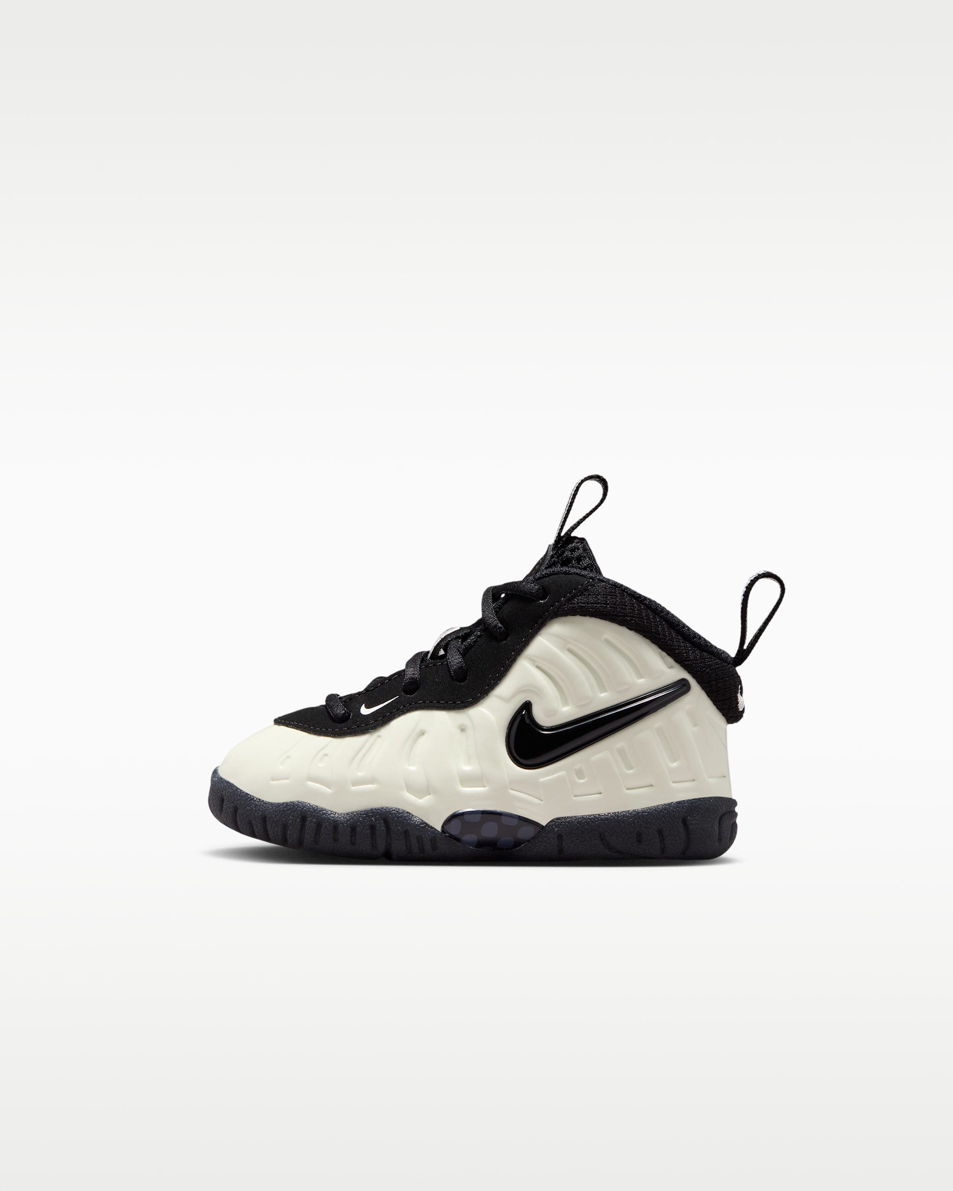 Nike Little Posite Pro Premium Baby/Toddler Shoes - Summit White/Black