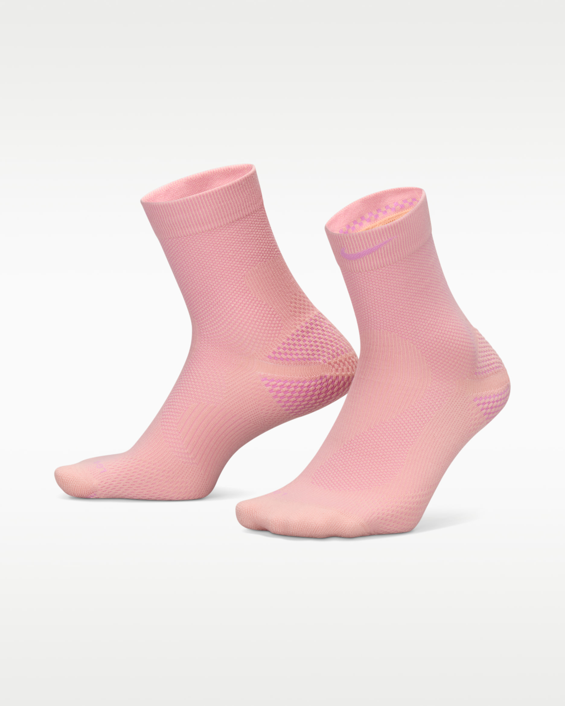 나이키 러닝 라이트웨이트 마이크로 크루 삭스(1켤레) - 아틱  오렌지/라이트 마젠타/퓨어 플래티넘/라이트 마젠타