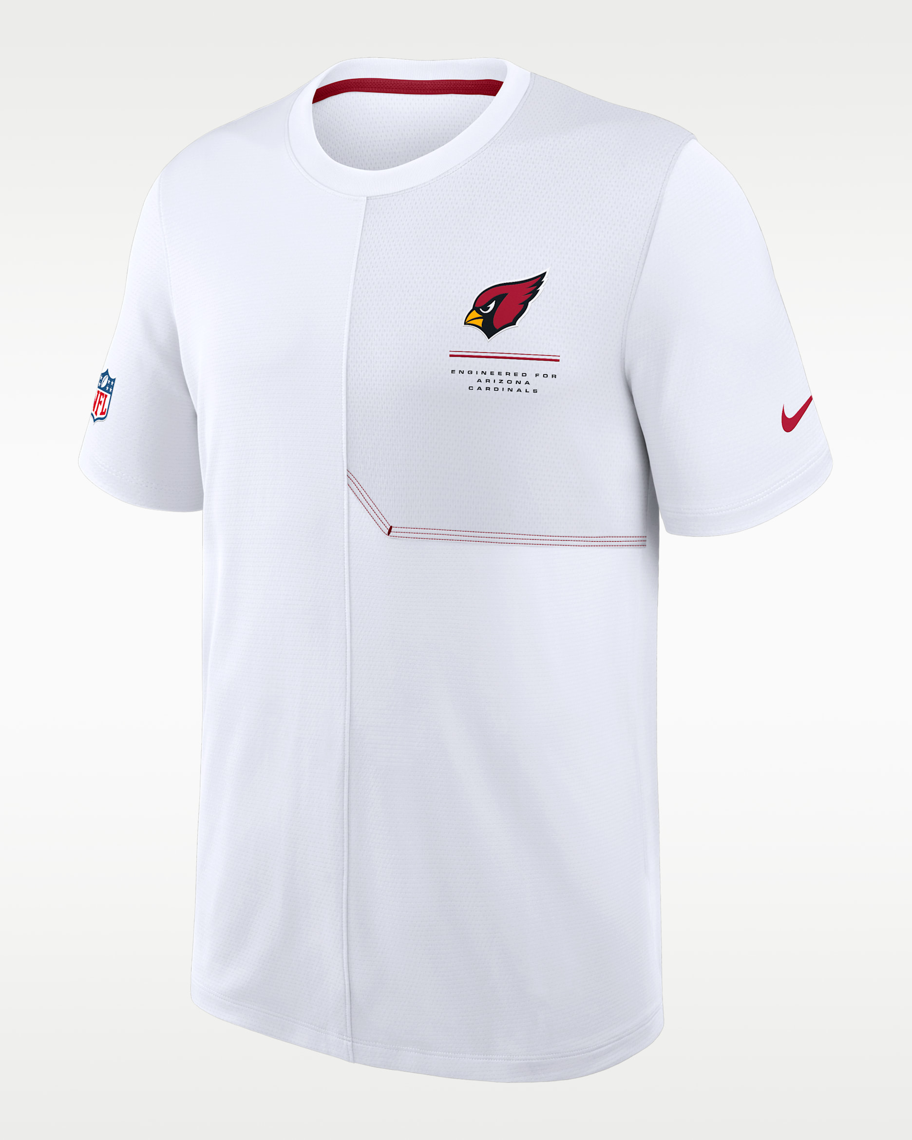 Arizona Cardinals Sideline Coach Men's Nike Dri-FIT NFL Top - White
