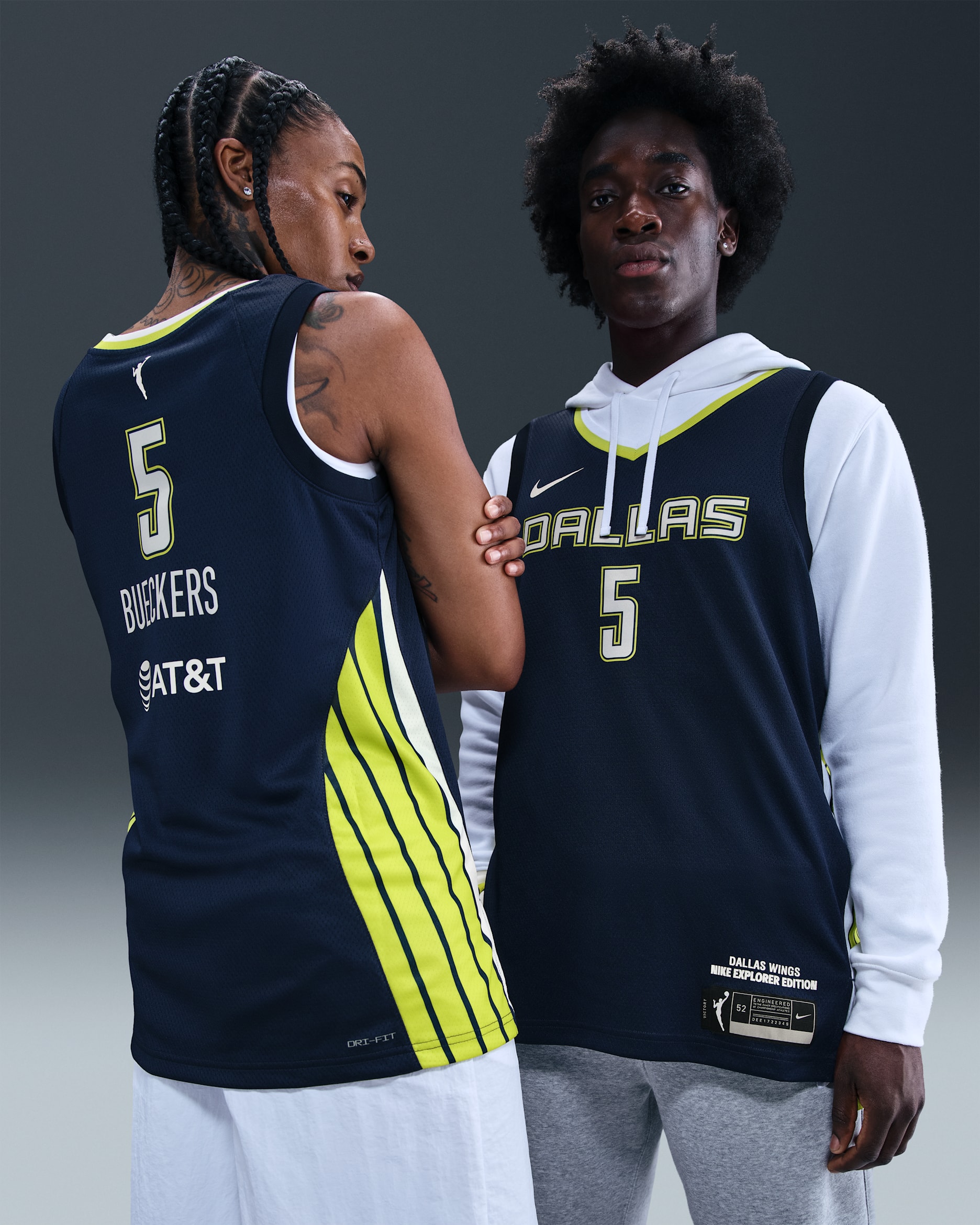 Dallas Wings Explorer Edition Nike Dri-FIT WNBA Victory Jersey - College Navy