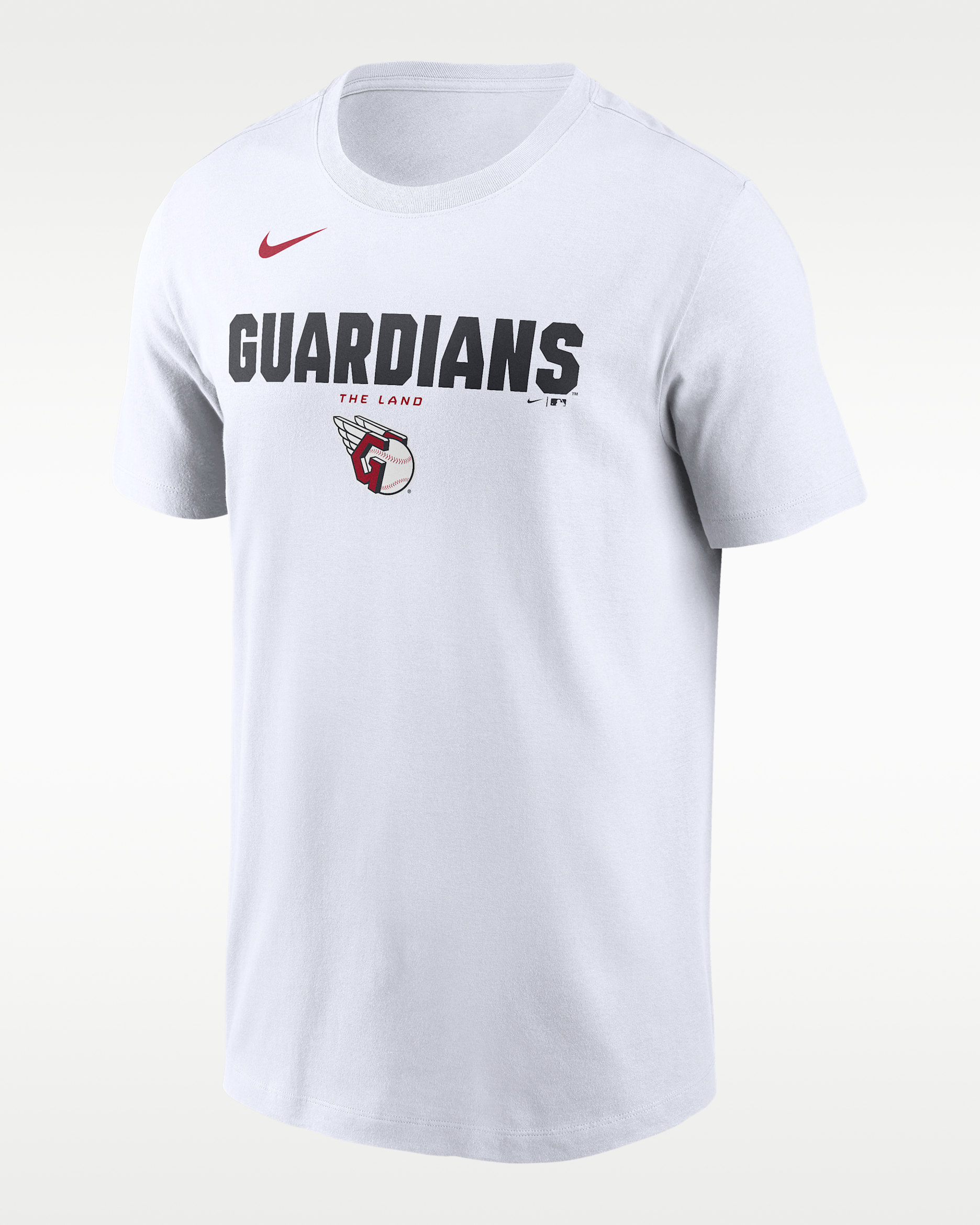 Cleveland Guardians Bold Team Name Men's Nike MLB T-Shirt - White