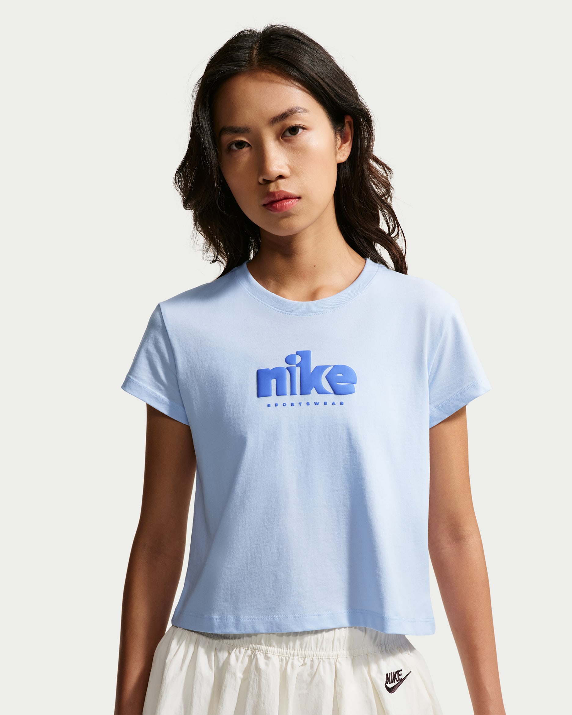 Nike Sportswear Club Women's Short-Sleeve T-Shirt - Hydrogen Blue