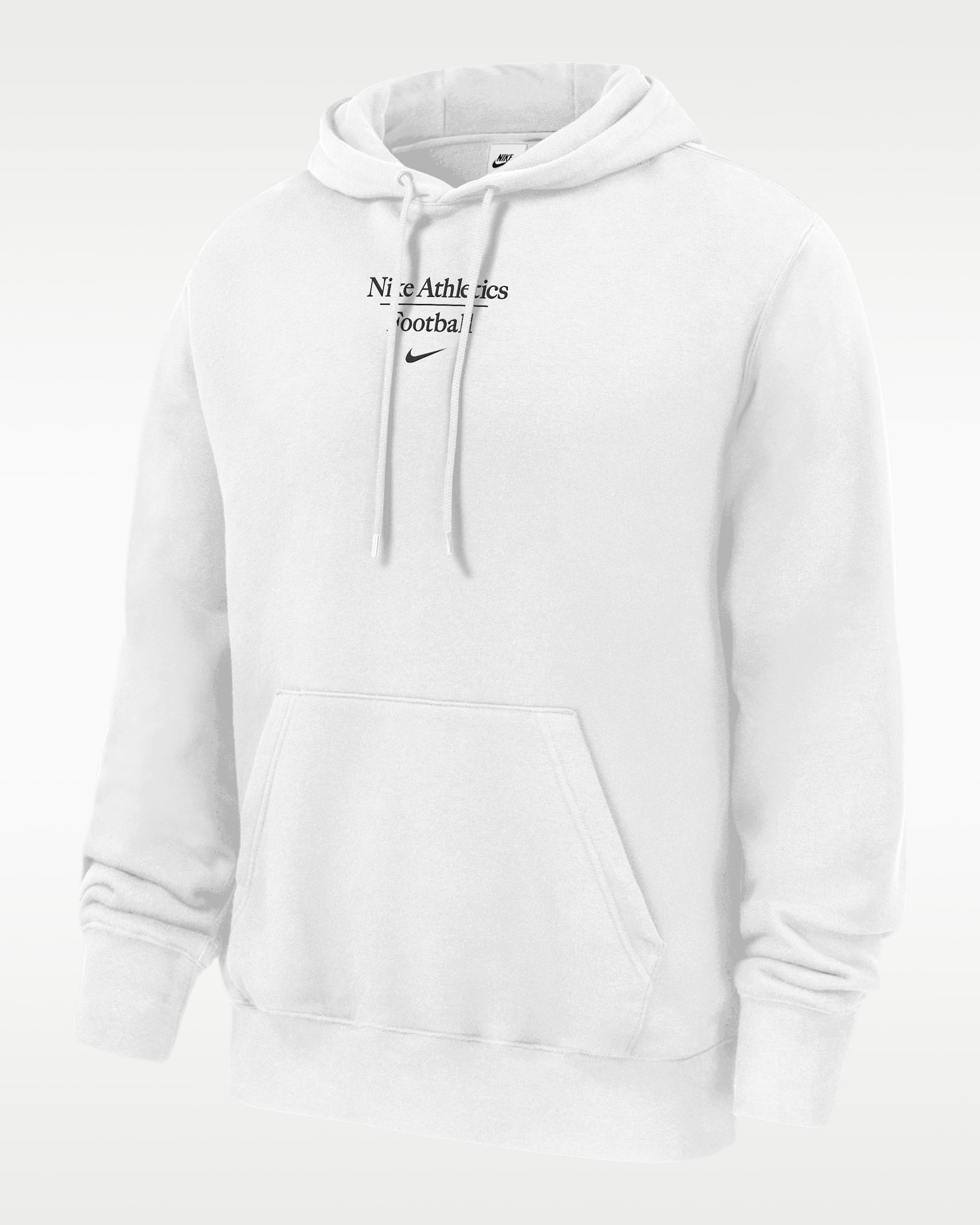 Nike Club Fleece Men's Football Pullover Hoodie - White
