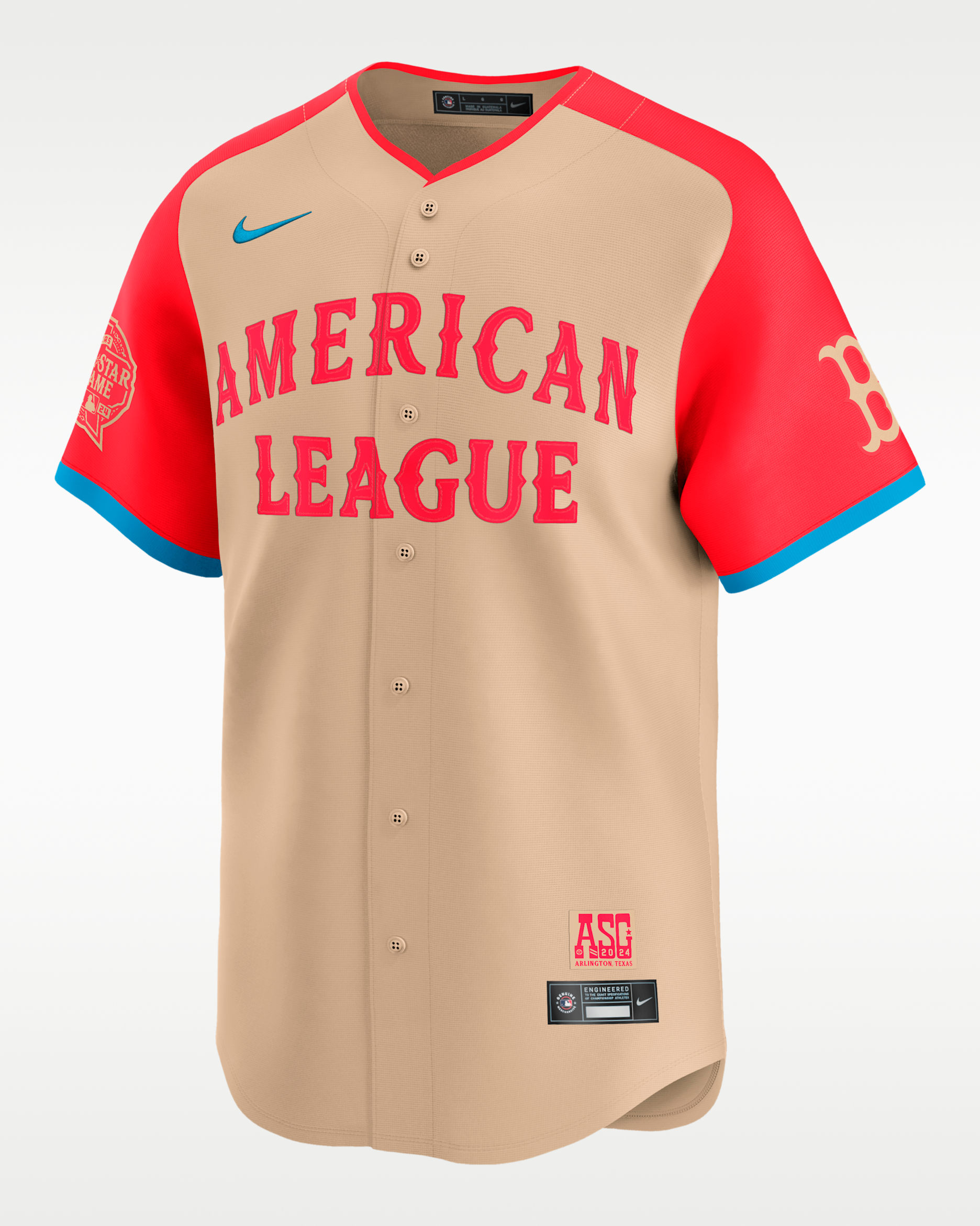 Jarren Duran American League 2024 All-Star Game Men's Nike Dri-FIT ADV MLB Limited Jersey - Cream
