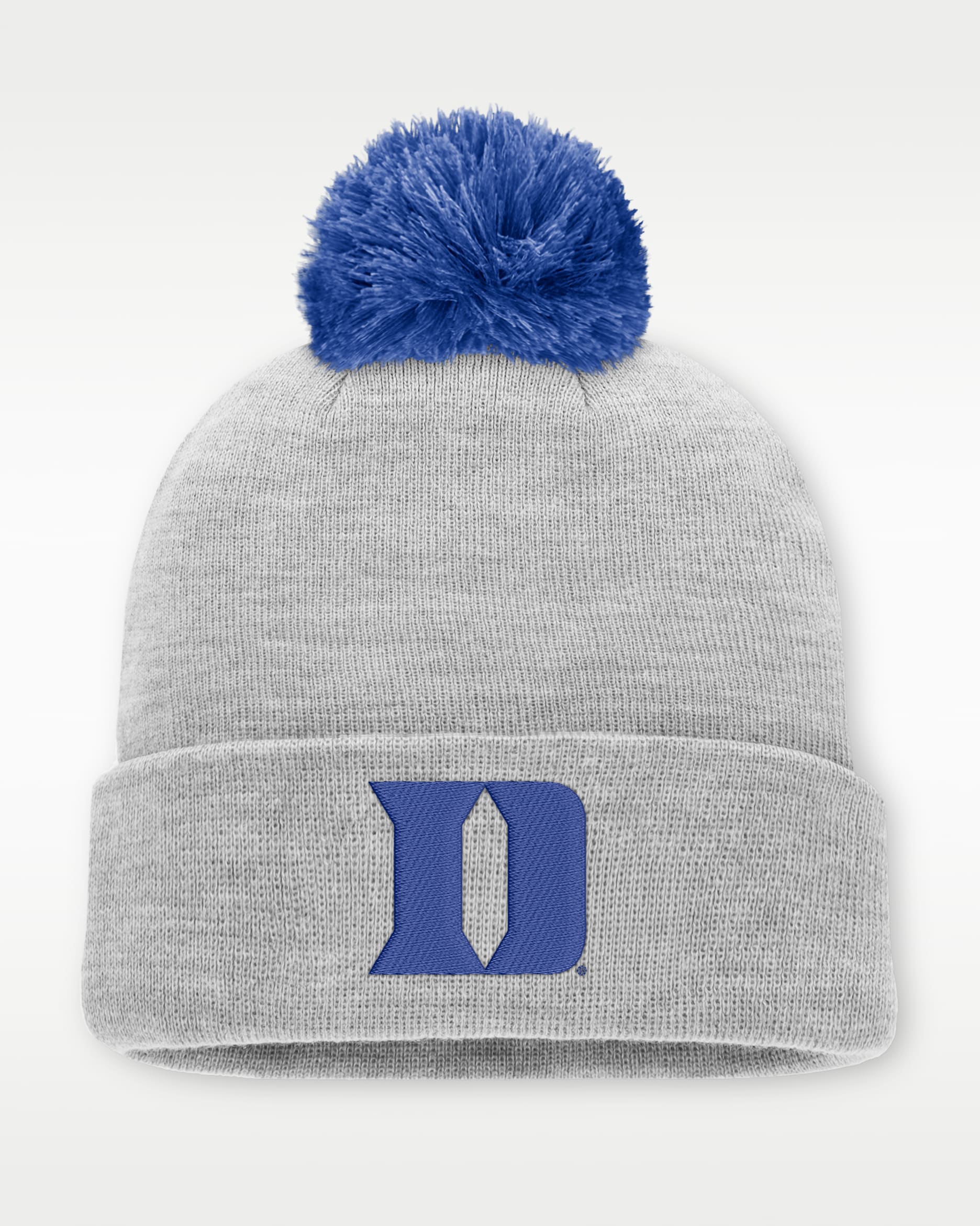 Duke Peak Men's Nike College Cuffed Beanie - Grey Heather