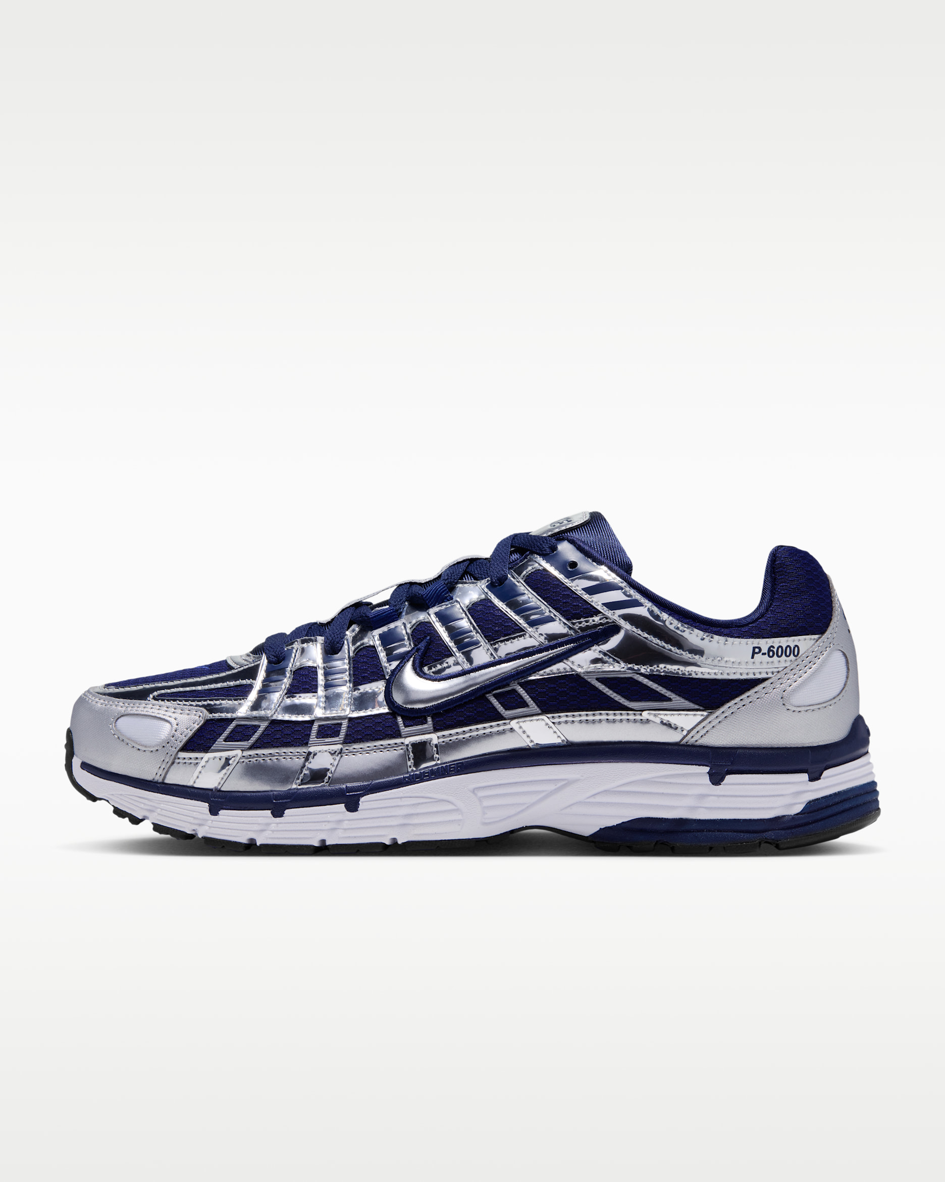 Nike P-6000 Shoes - Midnight Navy/White/Obsidian/Metallic Silver