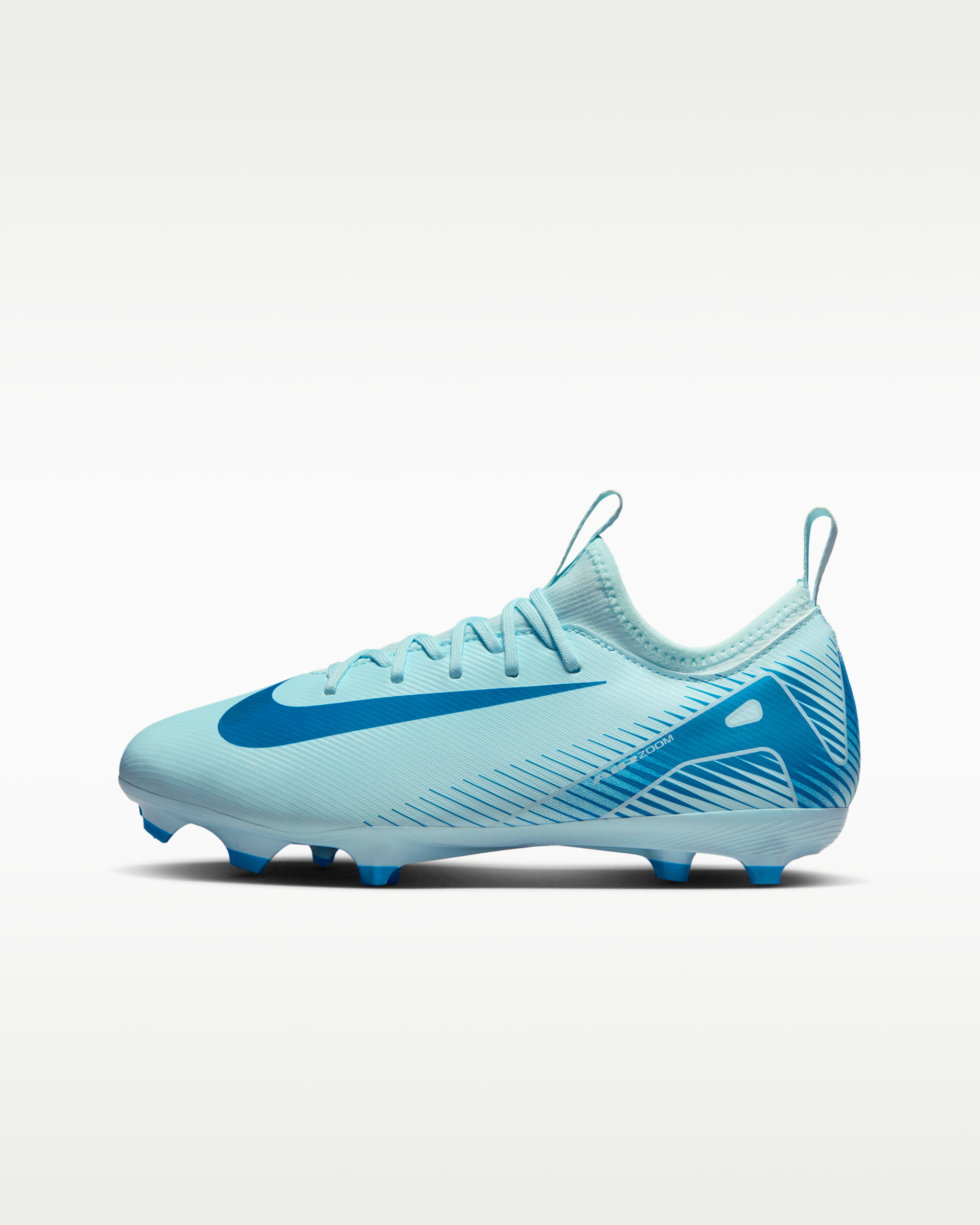 Nike Jr. Mercurial Vapor 16 Academy Little/Big Kids' Multi-Ground Low-Top Soccer Cleats - Glacier Blue/Blue Orbit