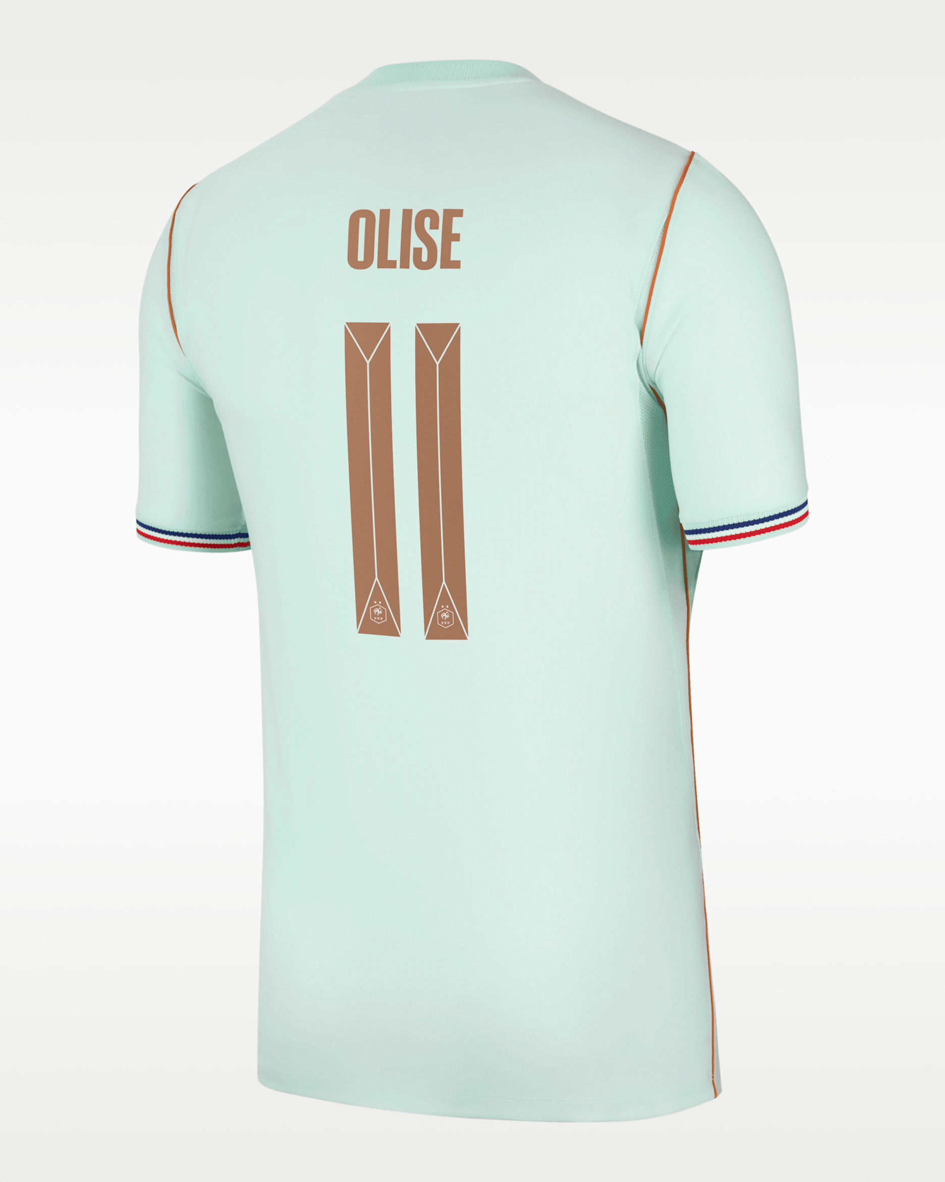 Michael Olise France National Team 2026 Stadium Away Men's Nike Dri-FIT Soccer Jersey - Green