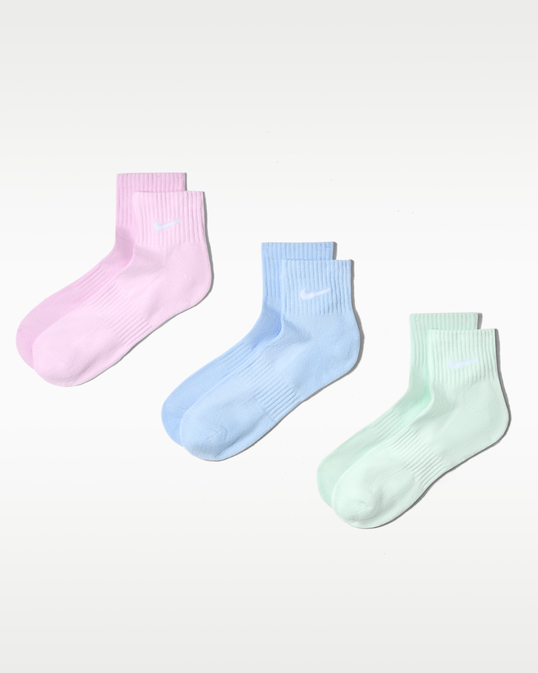 Nike Everyday Cushioned Training Ankle Socks (3 Pairs) - Multi-Colour