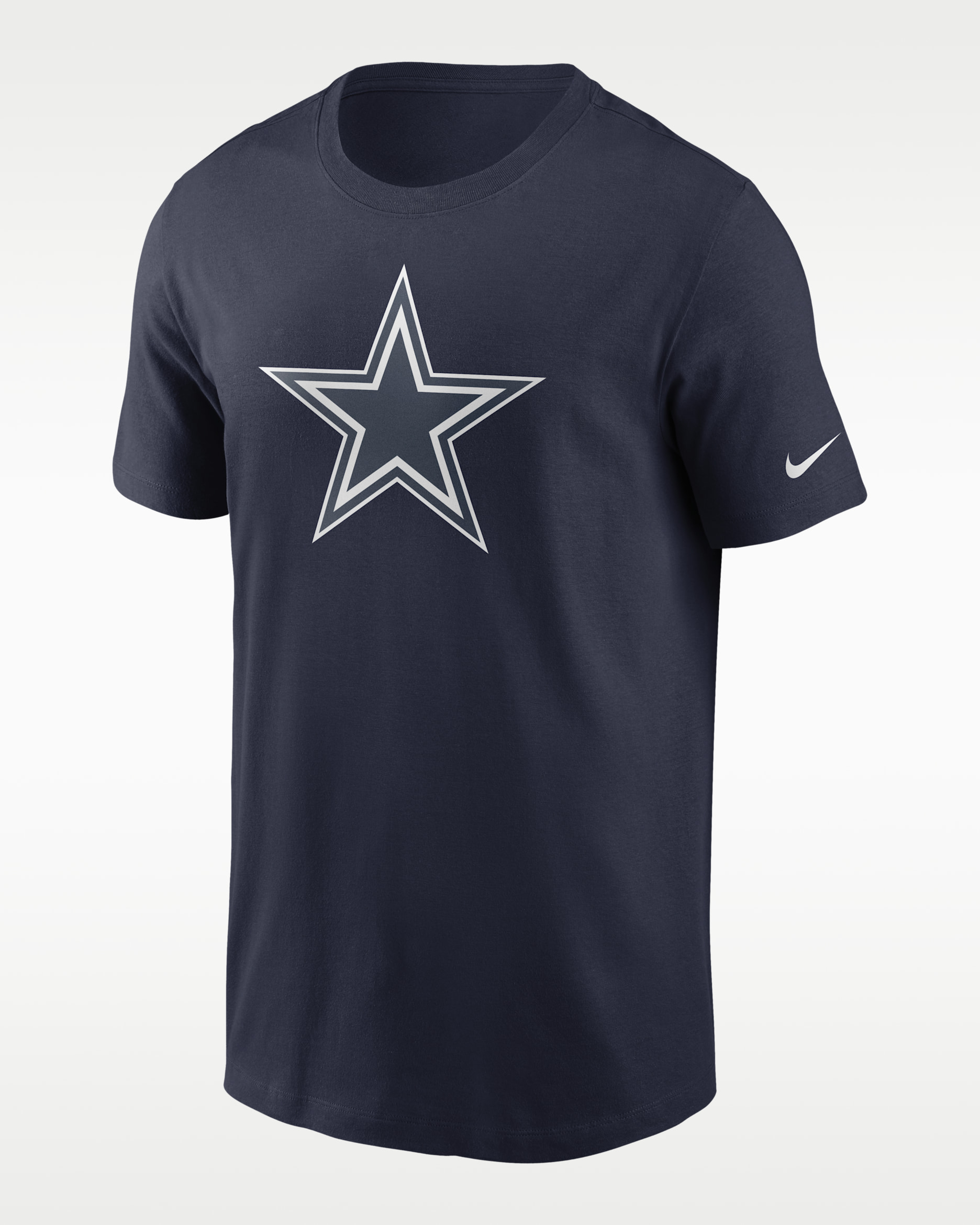 Playera para hombre Nike Logo Essential (NFL Dallas Cowboys) - Azul marino universitario