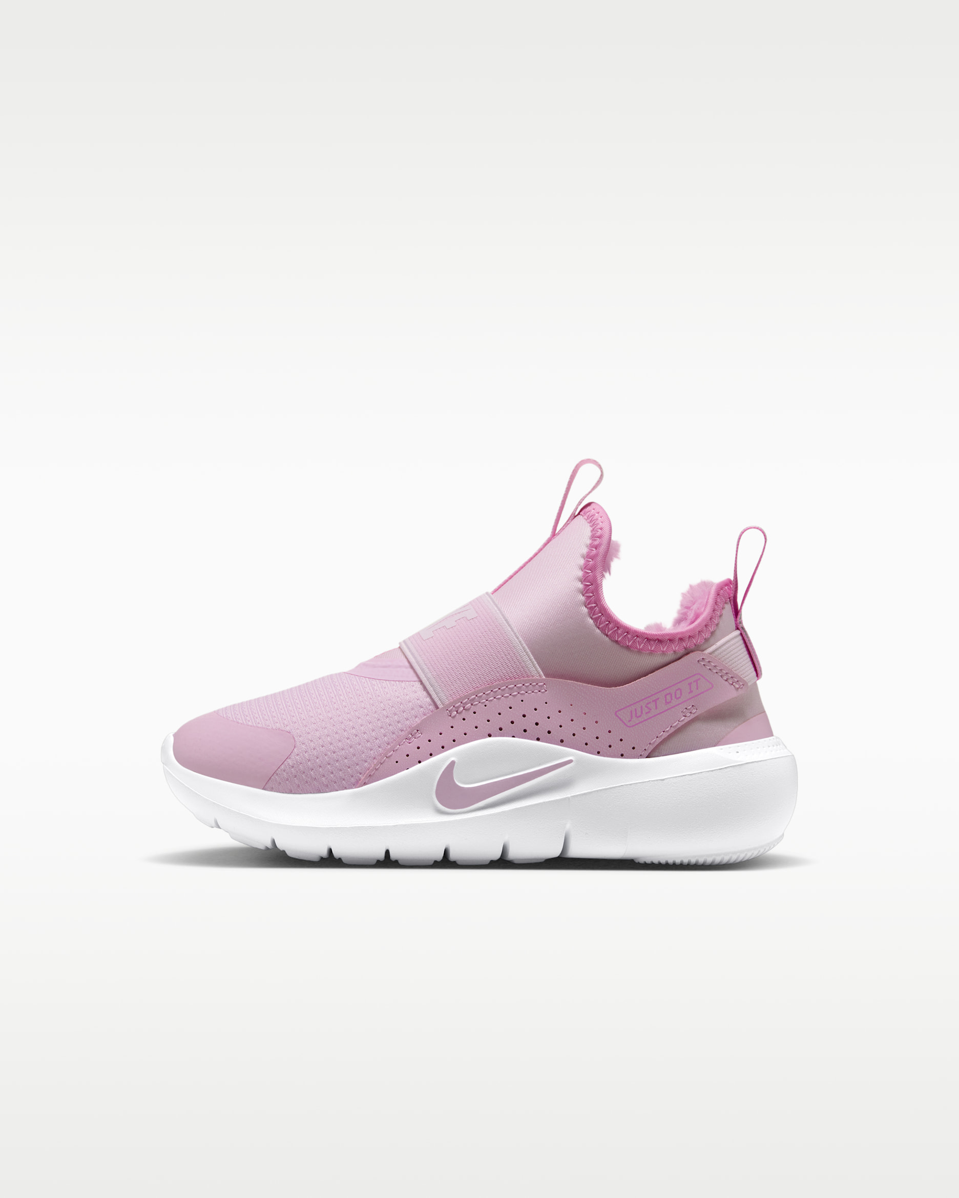 Nike Flex Runner Warm Younger Kids' Shoes - Pink Foam/Pink Rise/Pure Platinum/Pink Foam