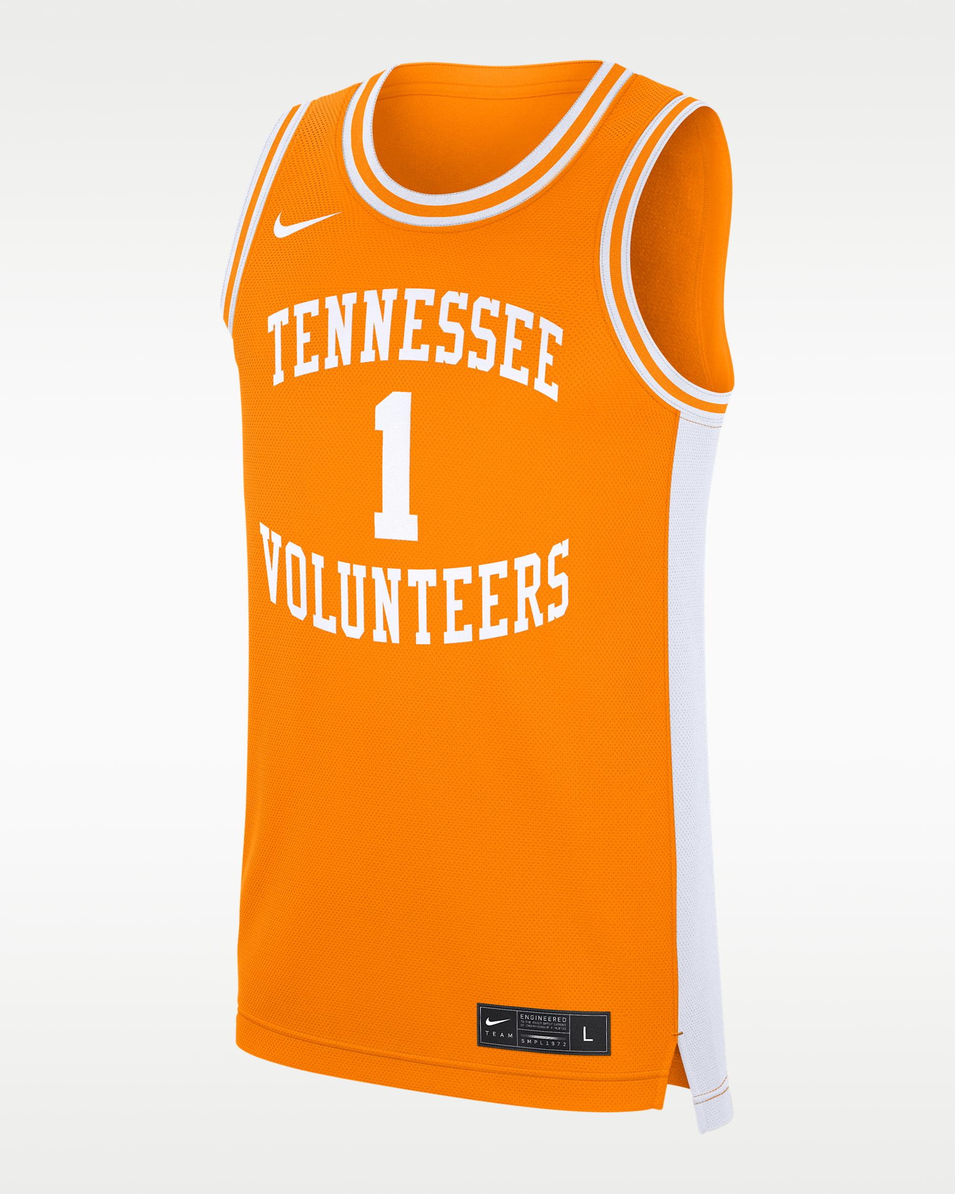 Tennessee Volunteers Replica Men's Nike College Basketball Jersey - Bright Ceramic