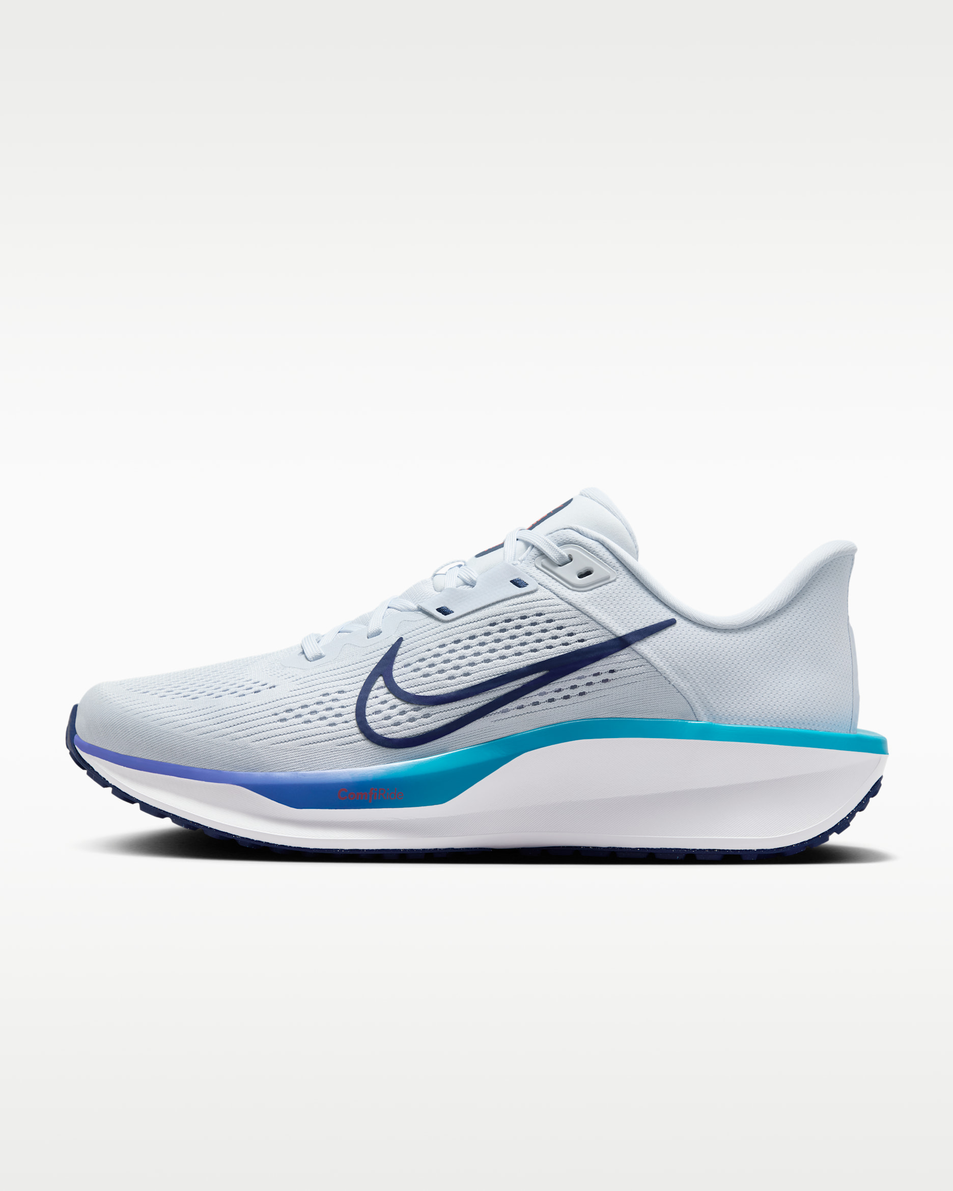 Nike Quest 6 男款路跑鞋 - Football Grey/Blue Lightning/Persian Violet/Blue Void