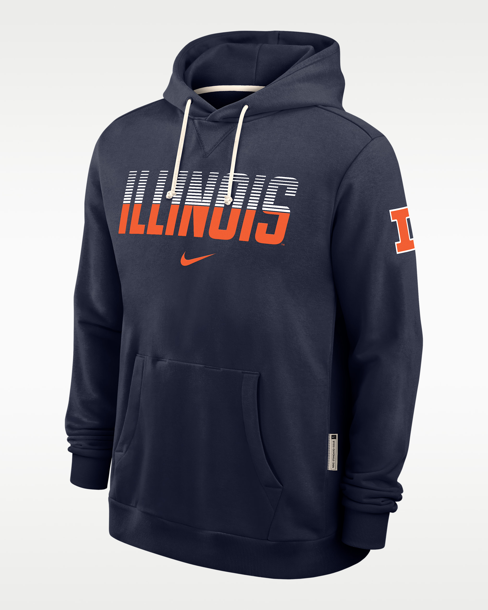 Nike Sideline (Illinois) Men's Dri-FIT Sleeveless Pullover Hoodie - College Navy
