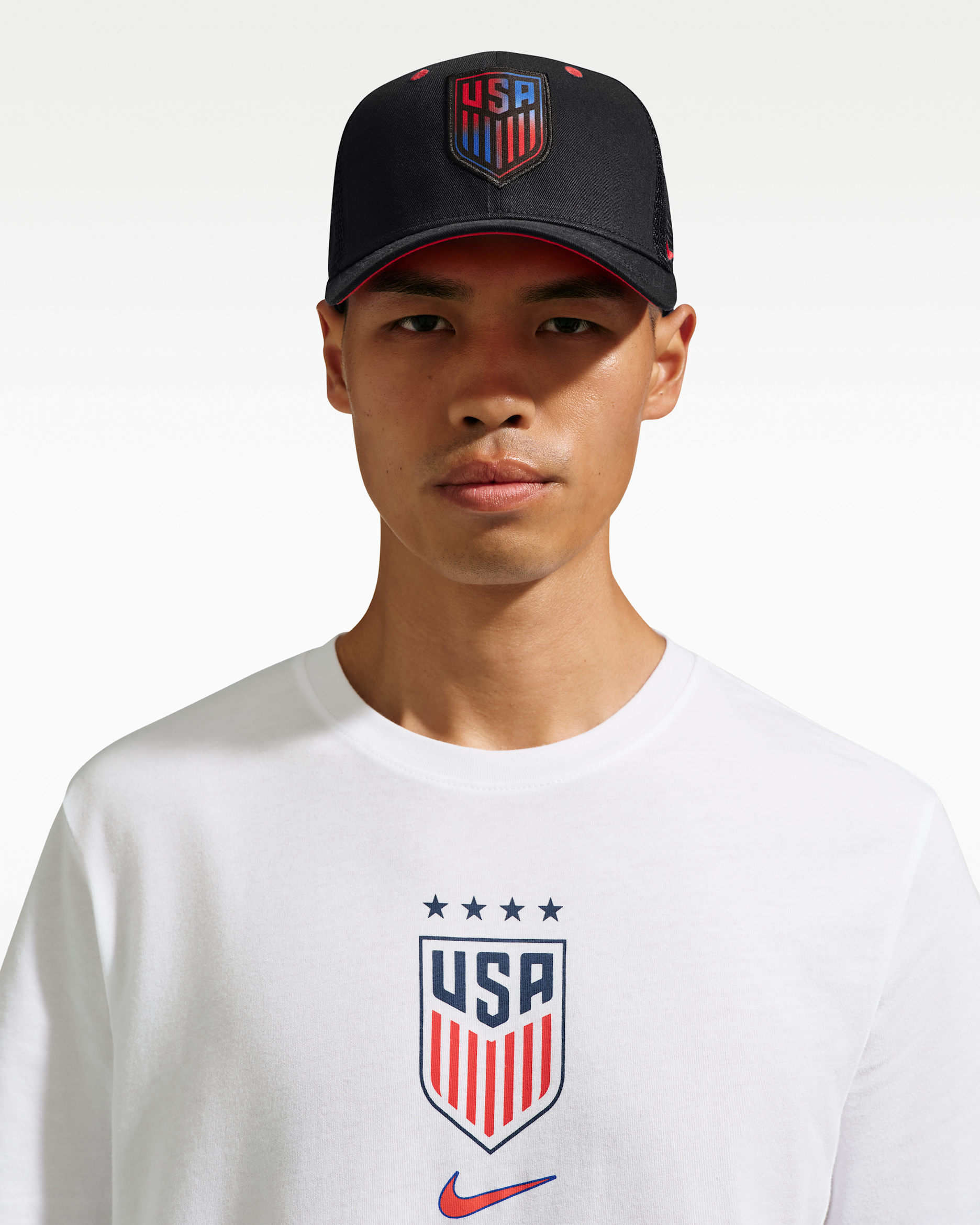 Gorra de futbol Nike USA Rise - Negro