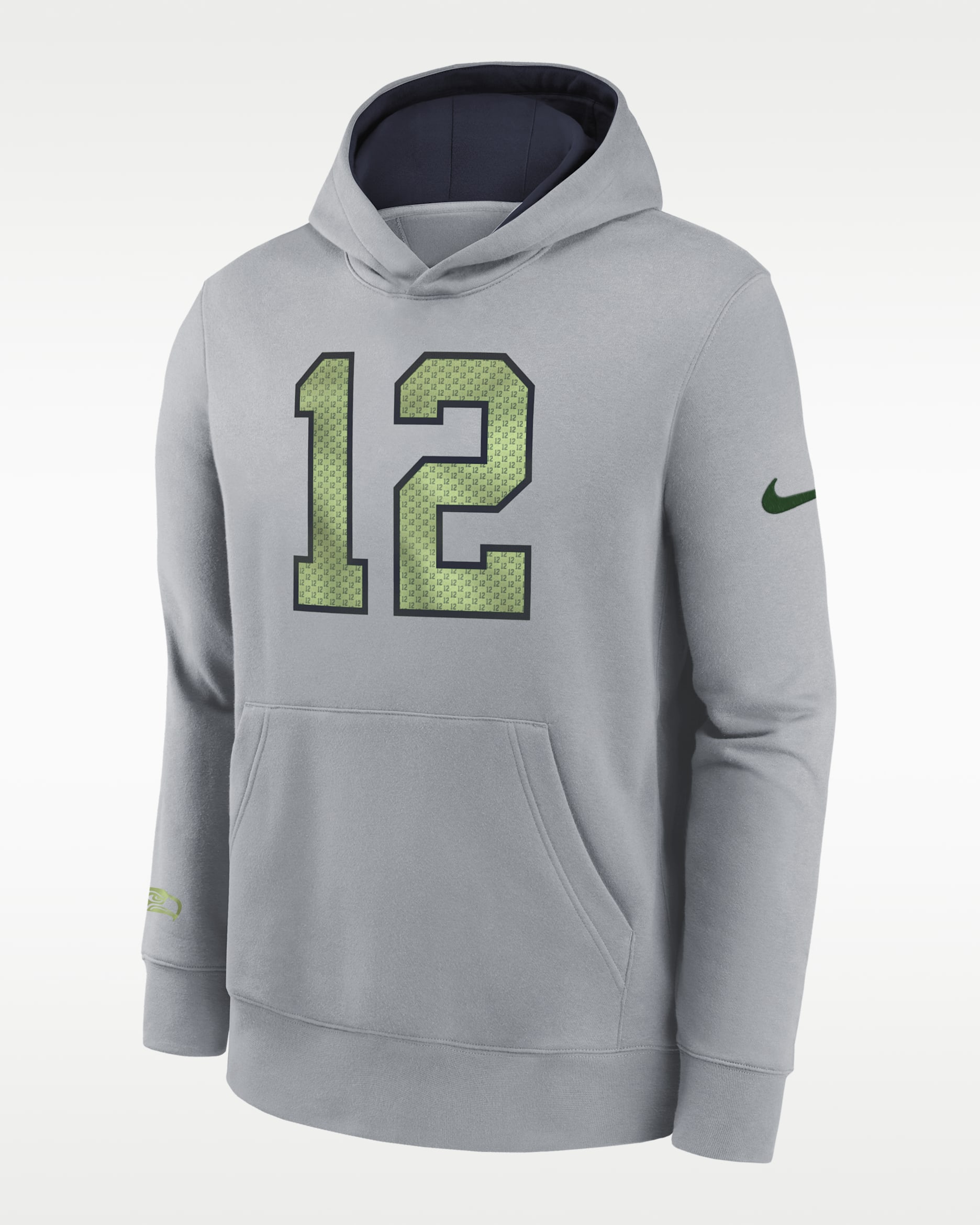 Seattle Seahawks Rivalry Club Big Kids' Nike NFL Pullover Hoodie - Grey