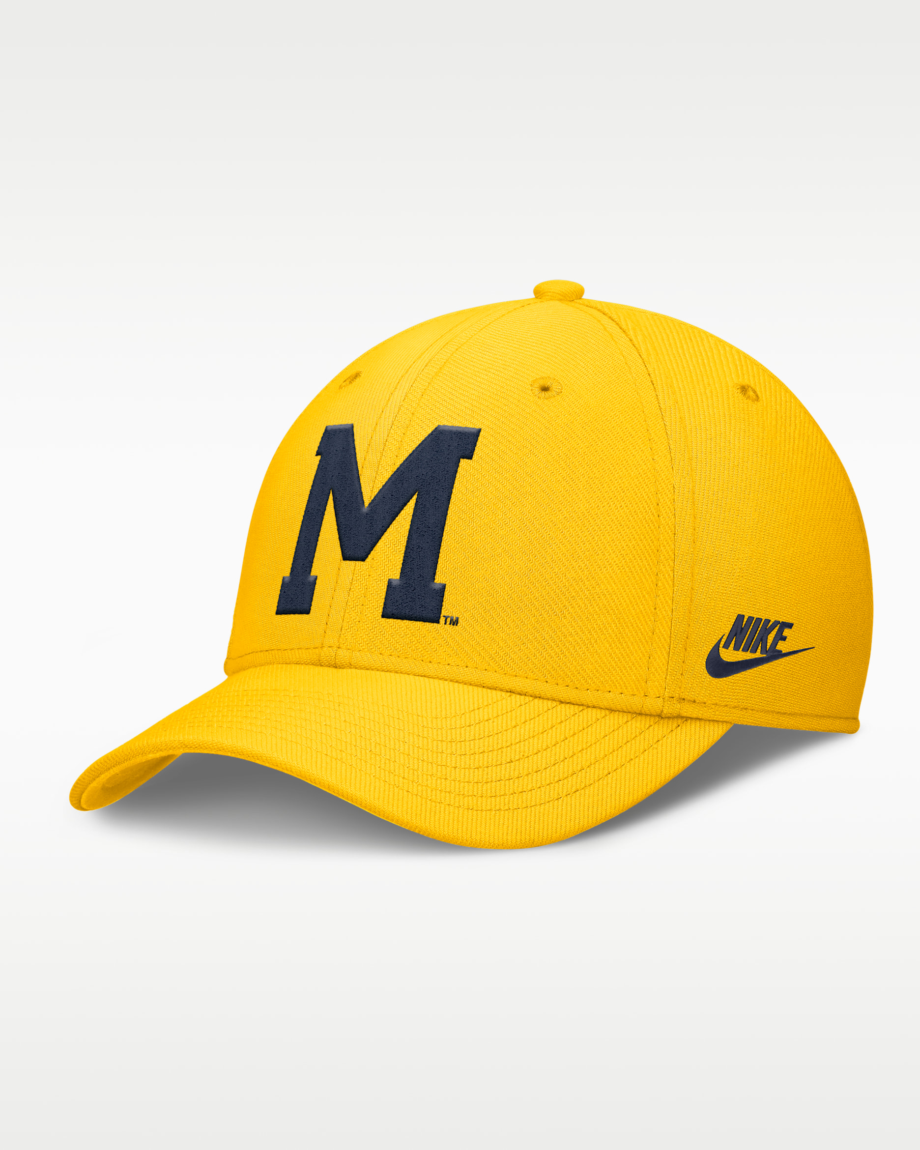 Michigan Primetime Rise Academic Men's Nike Dri-FIT College Hat - Yellow