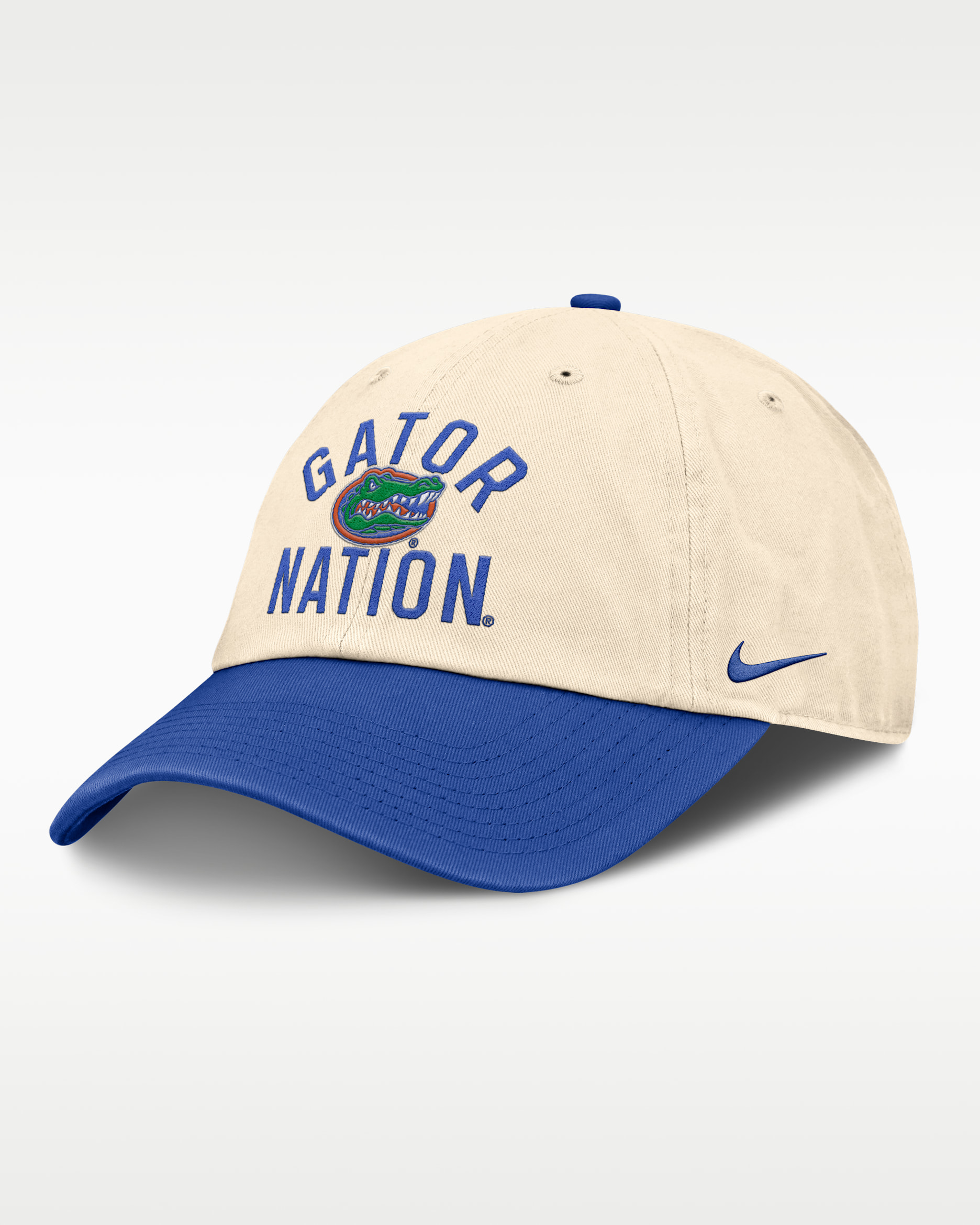 Florida Primetime 2-Tone Club Men's Nike College Adjustable Hat - Natural
