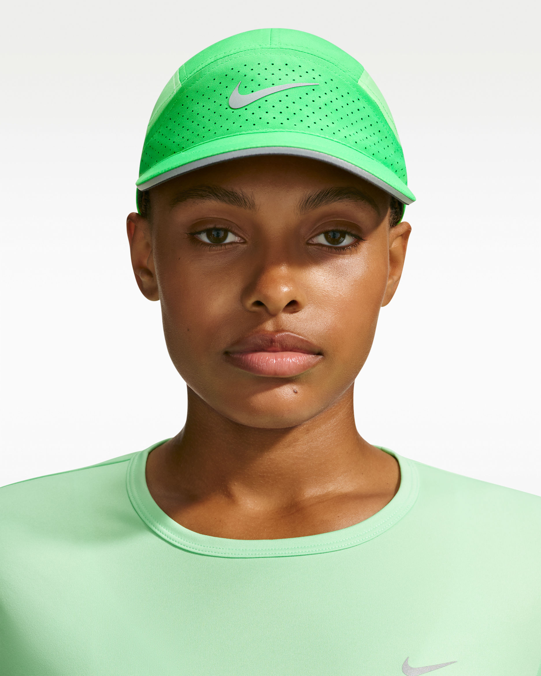 Nike Fly Dri-FIT ADV Unstructured Reflective Cap - Green Spark/Anthracite/Illusion Green