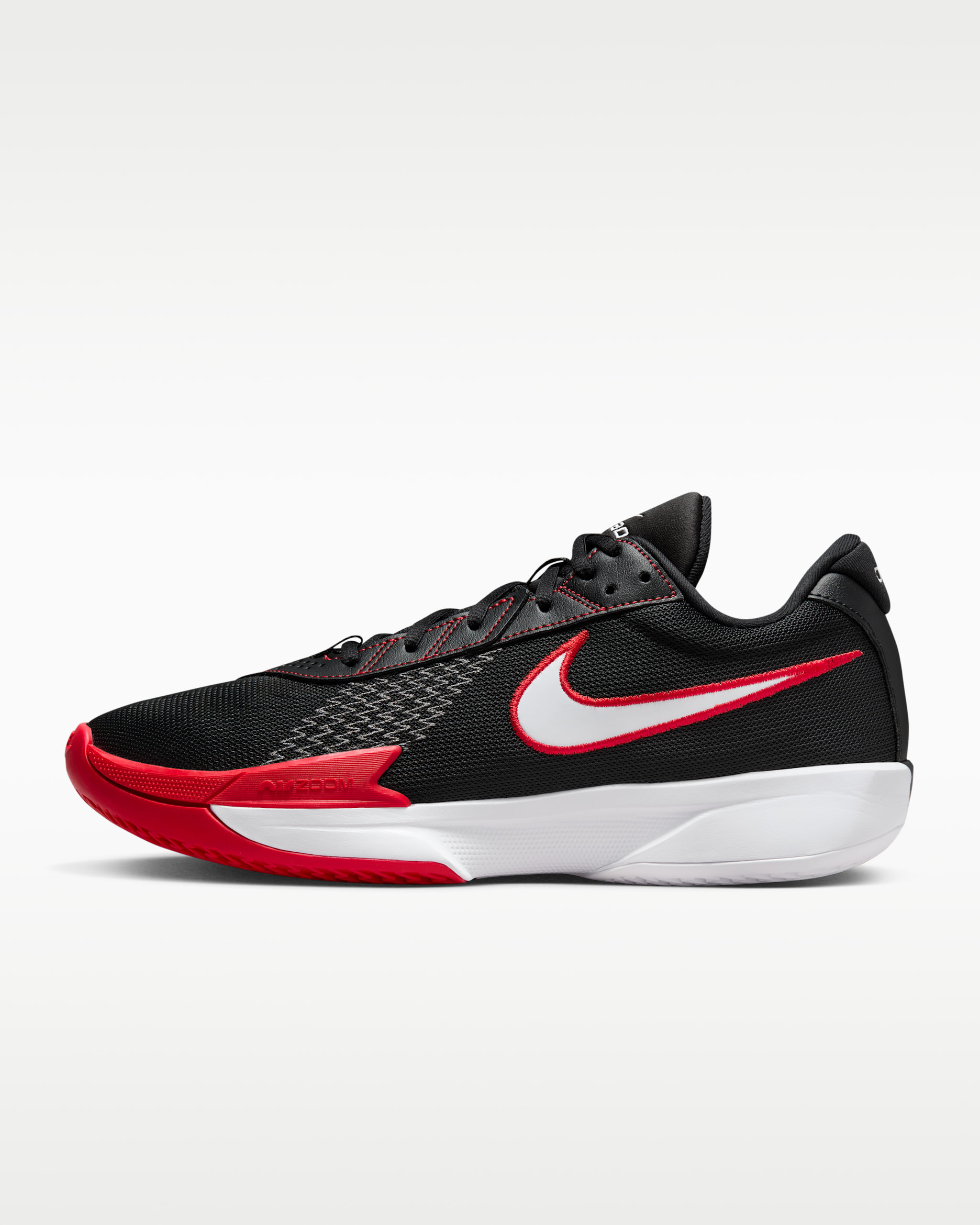 Nike G.T. Cut Academy EP 籃球鞋 - 黑色/University Red/Iron Grey/白色