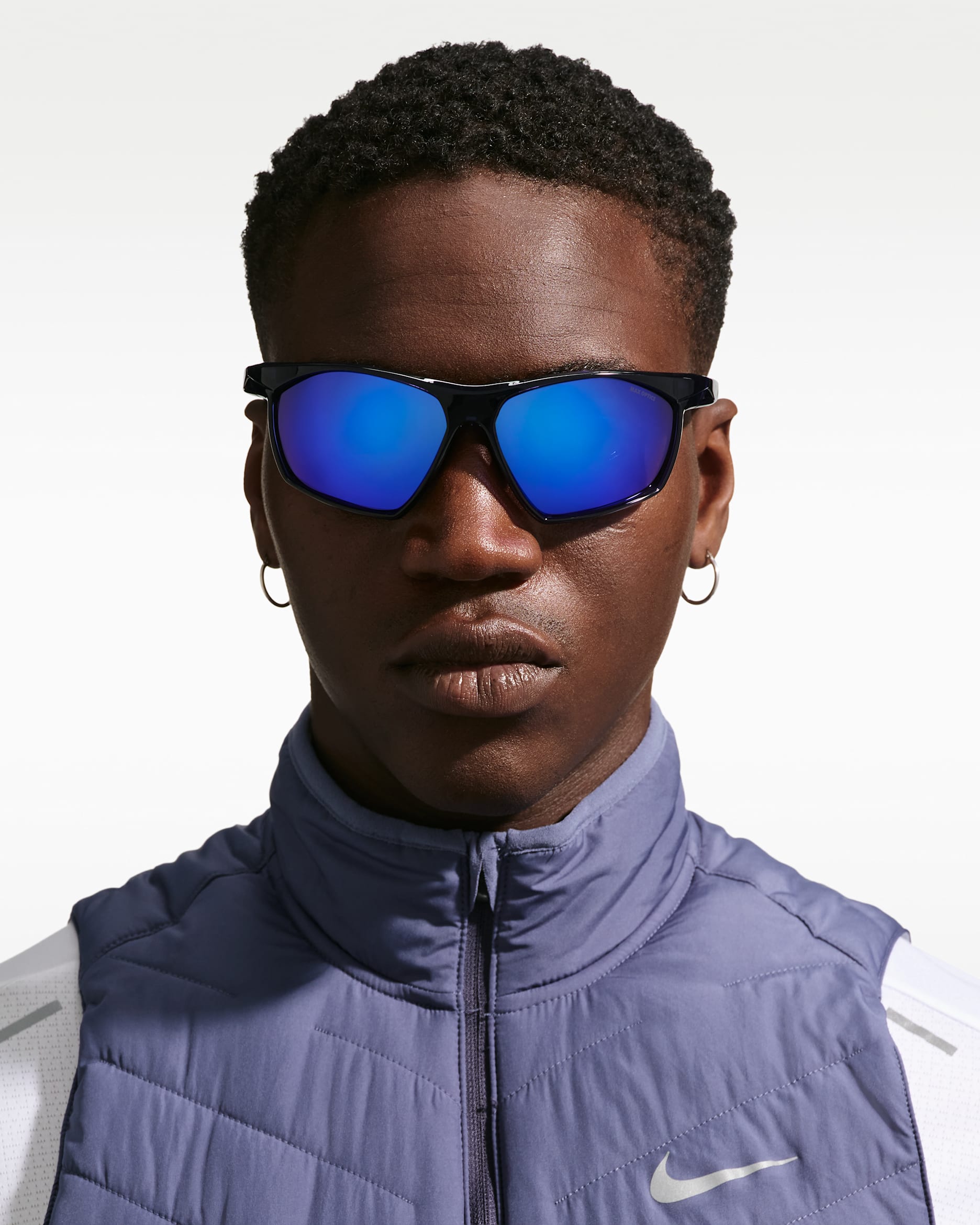 Nike Windtrack Heat Sunglasses - Midnight Navy/Blue