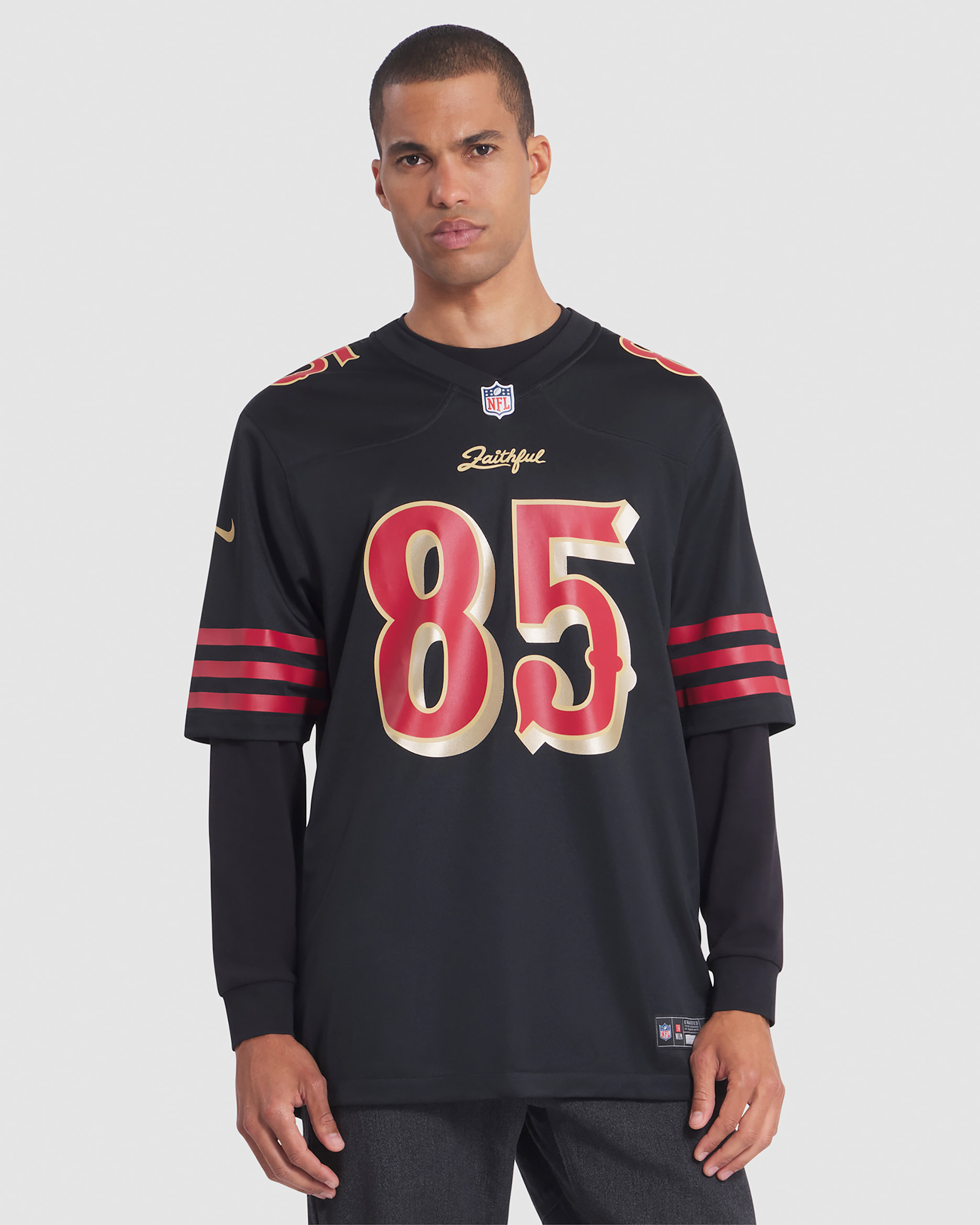 George Kittle San Francisco 49ers Rivalries Collection Men’s Nike NFL Game Jersey - Black
