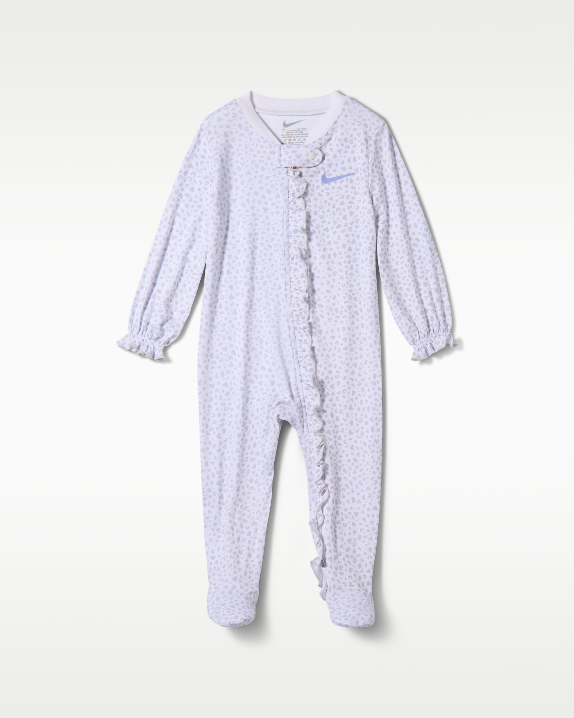 Nike Baby Essentials Baby (0-9M) Printed Coverall - Light Smoke Grey