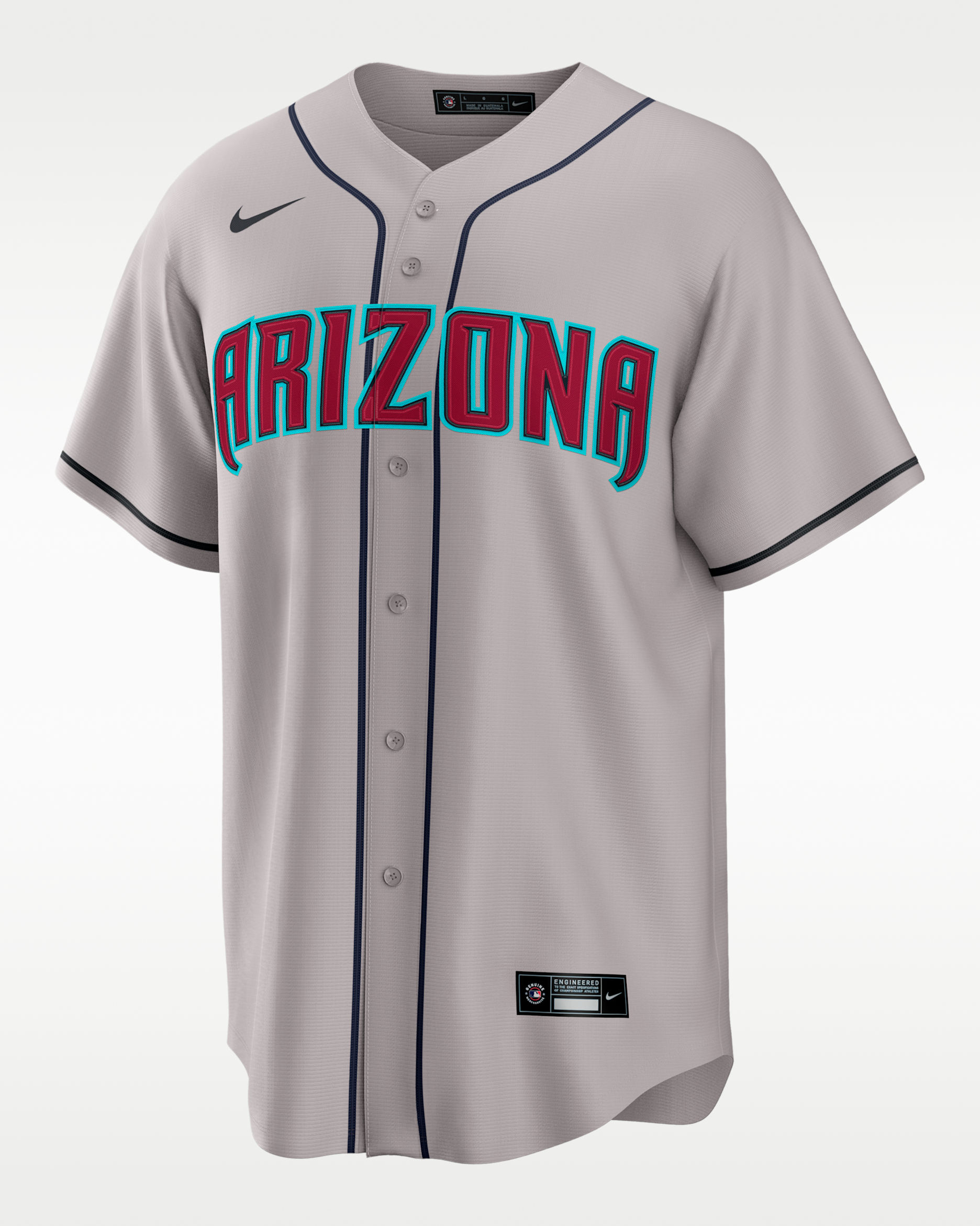 Ketel Marte Arizona Diamondbacks Men's Nike MLB Replica Jersey - Grey
