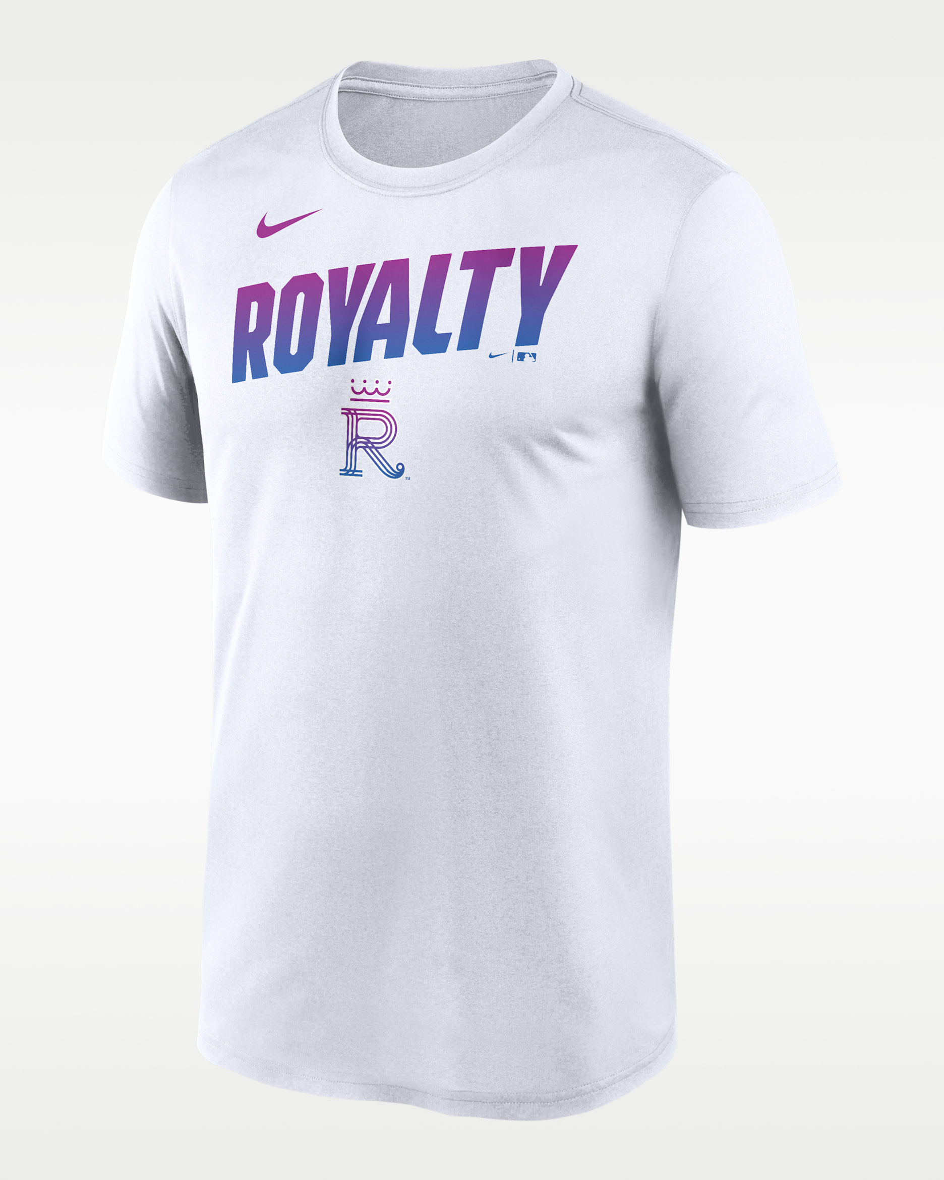 Kansas City Royals City Connect Team Phrase Script Men's Nike Dri-FIT MLB T-Shirt - White