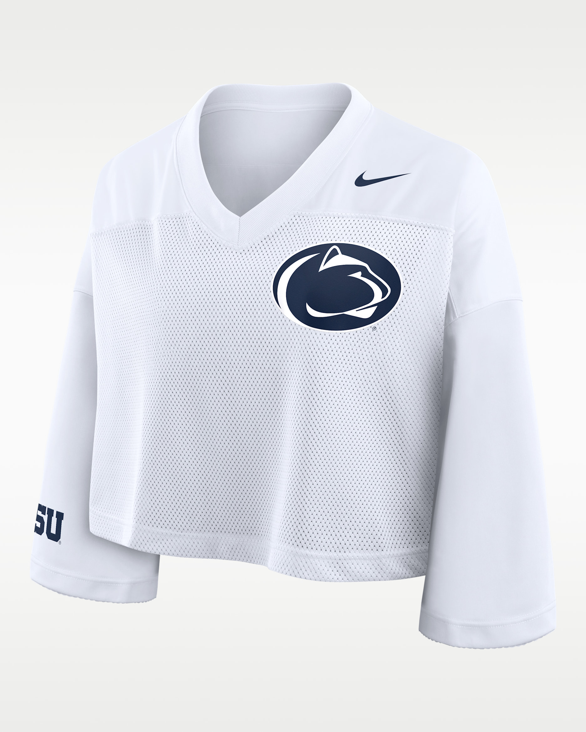 Penn State Jersey Women's Nike Dri-FIT College Cropped Top - White