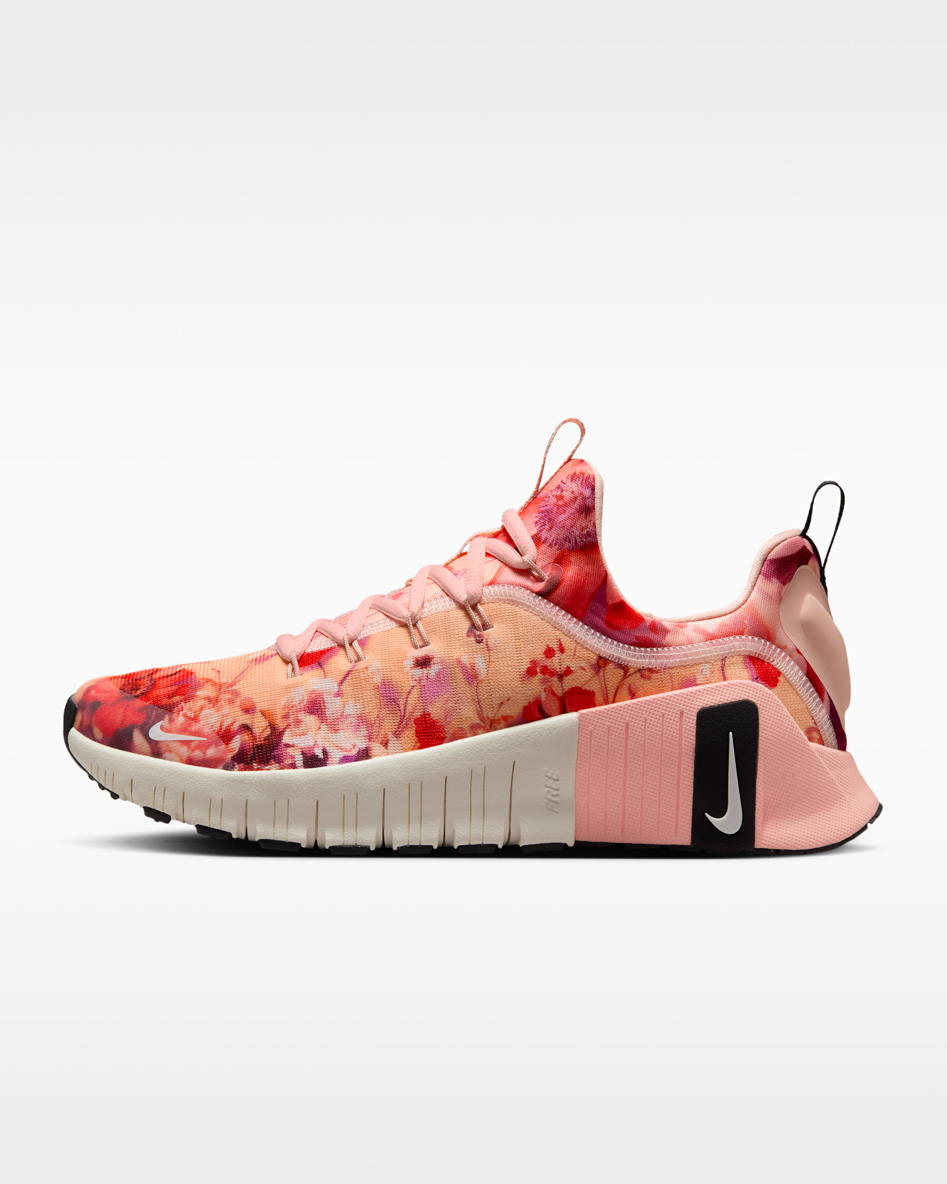 Nike Free Metcon 6 AMP Women's Workout Shoes - Washed Coral/Black/Sail