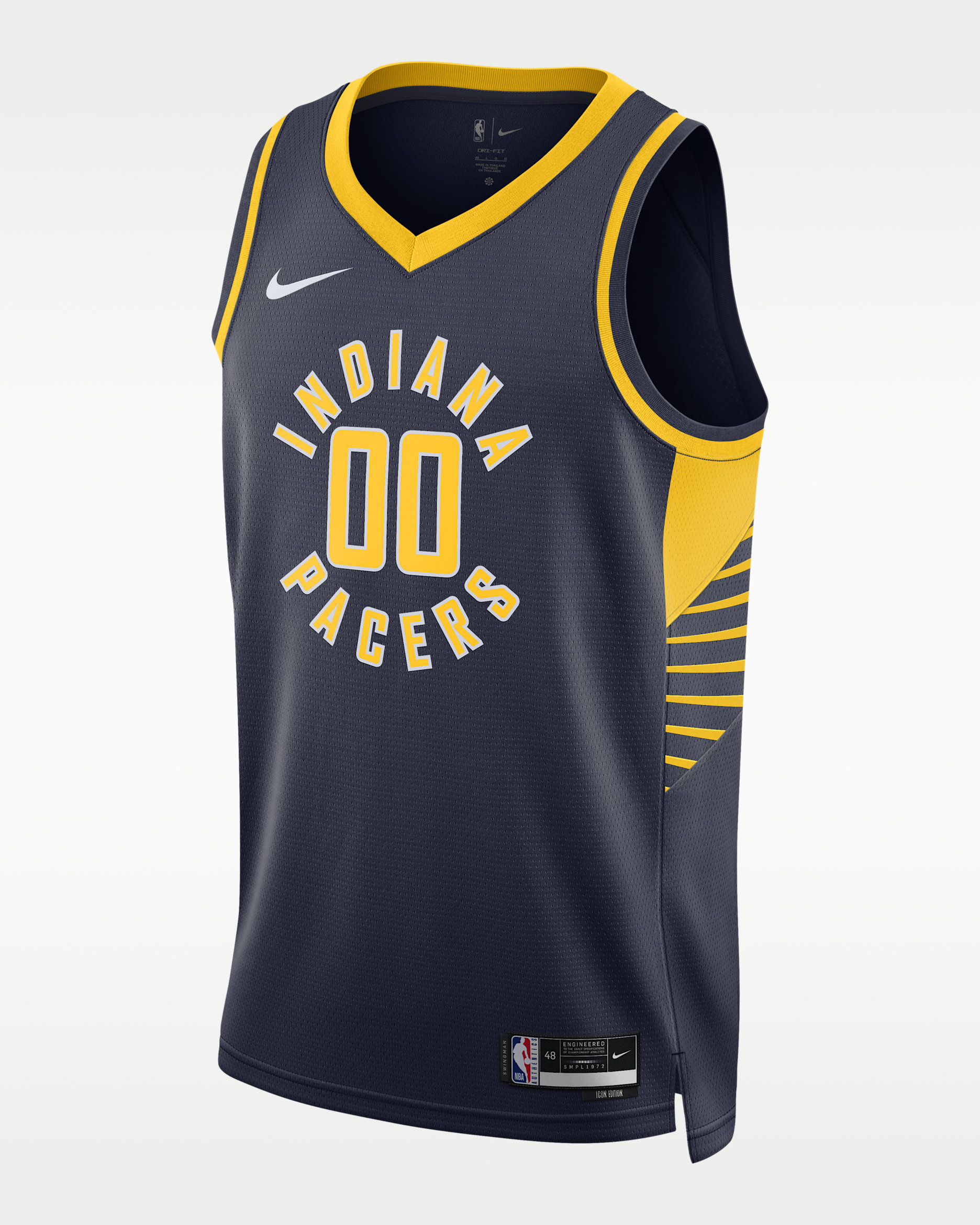 Jersey Nike Dri-FIT de la NBA Swingman para hombre Indiana Pacers Icon Edition - Azul marino universitario