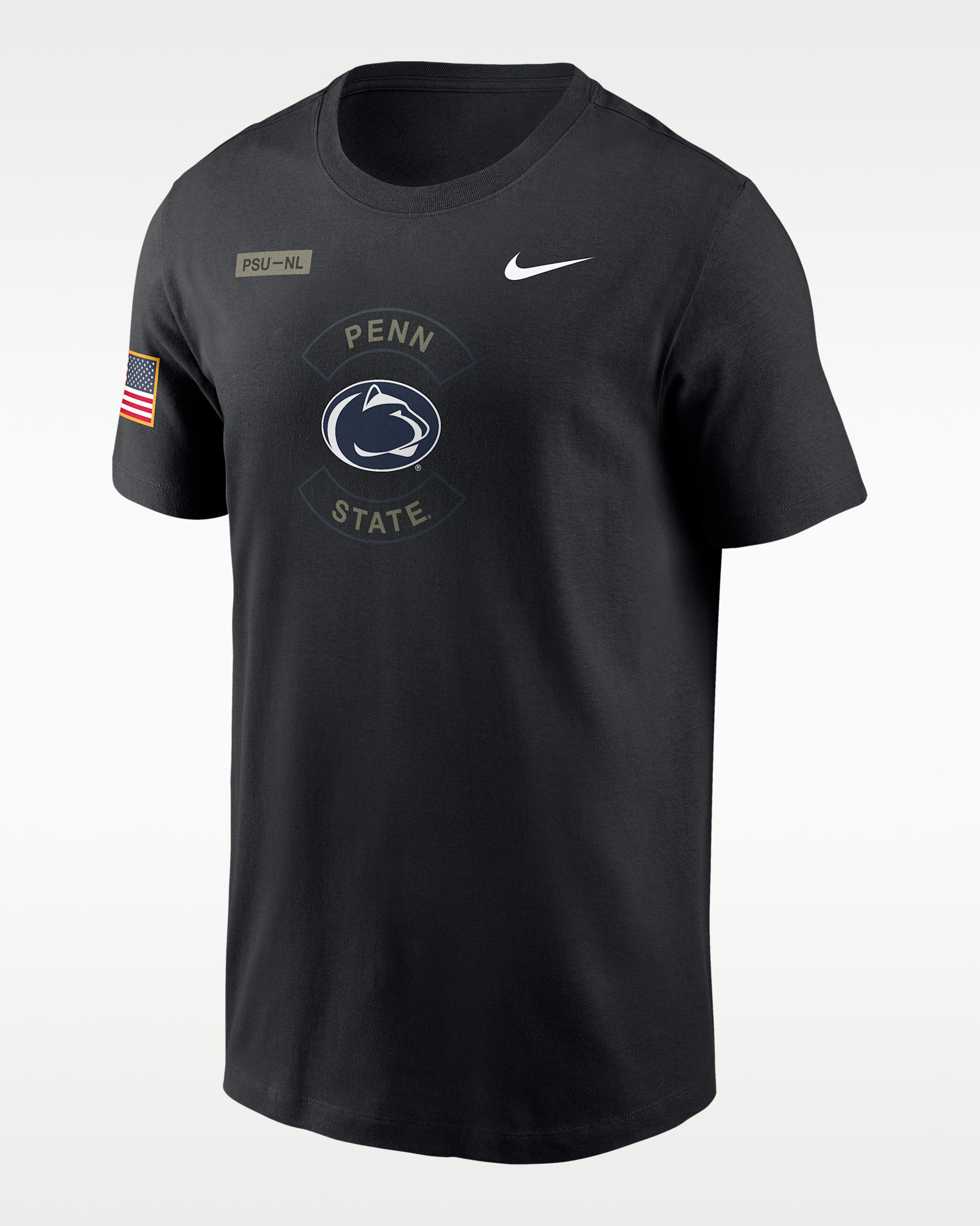 Penn State Military Appreciation Men's Nike Dri-FIT College T-Shirt - Black