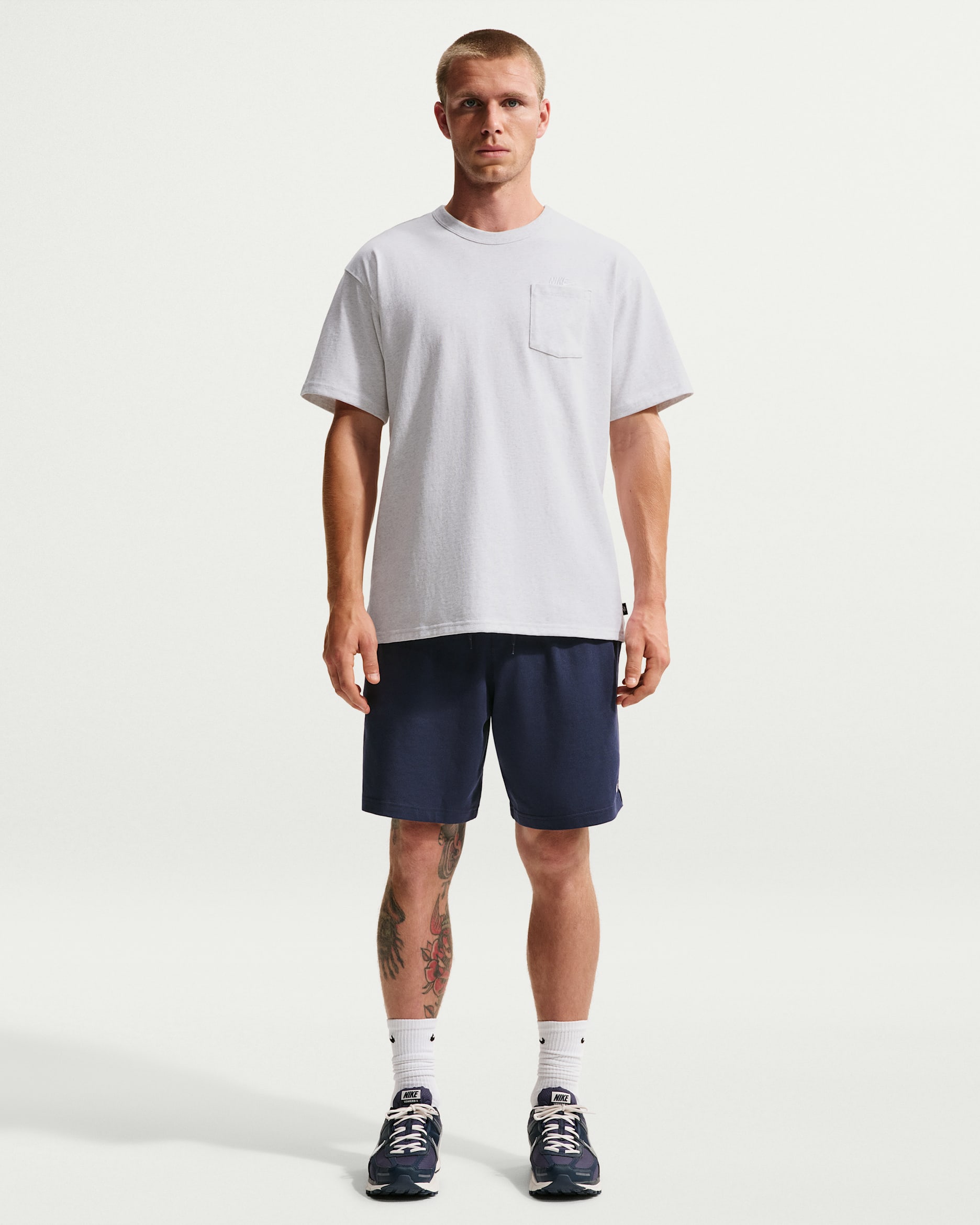 Nike Club Men's Knit Shorts - Obsidian/White