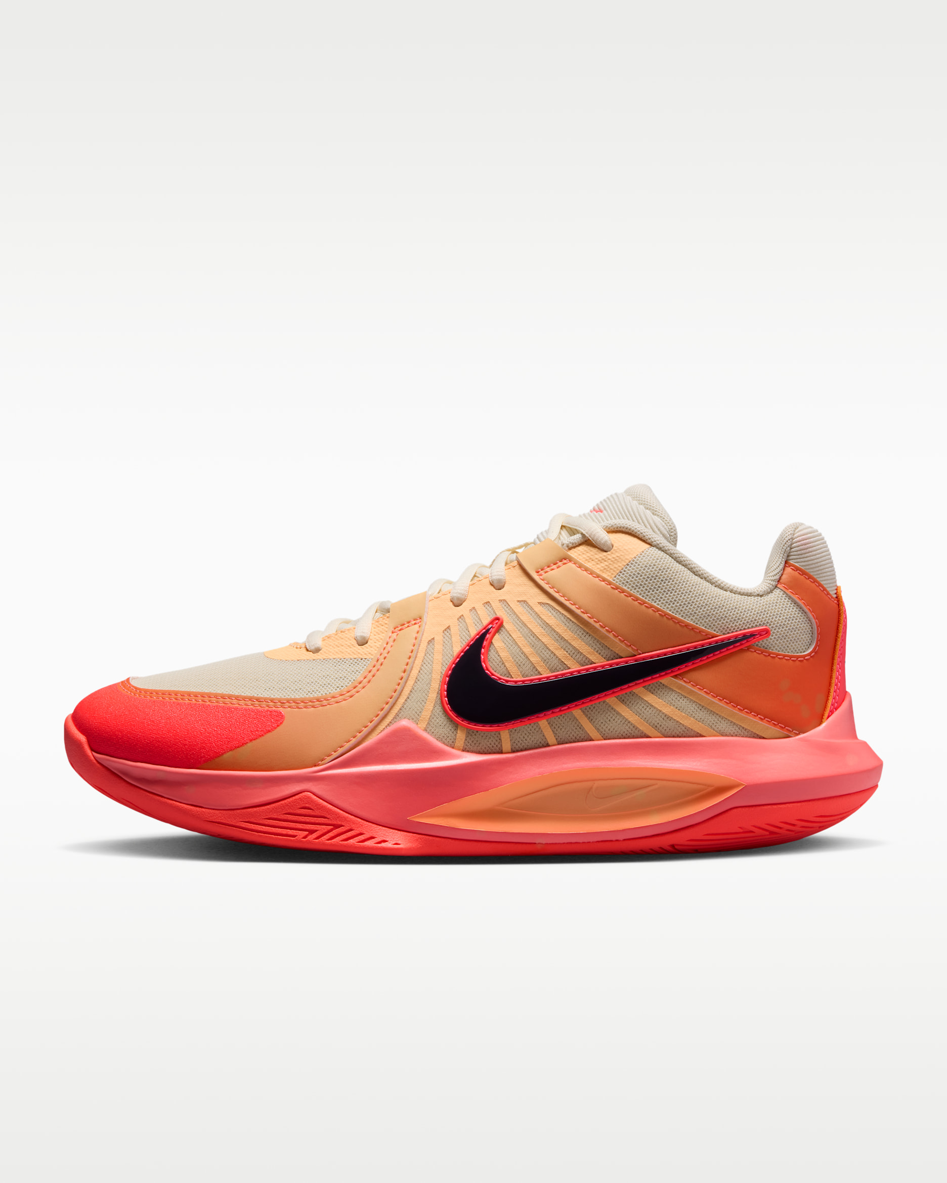 Nike Hyperspeed Court 2 SE Volleyball Shoes - Coconut Milk/Hot Lava/Cave Purple