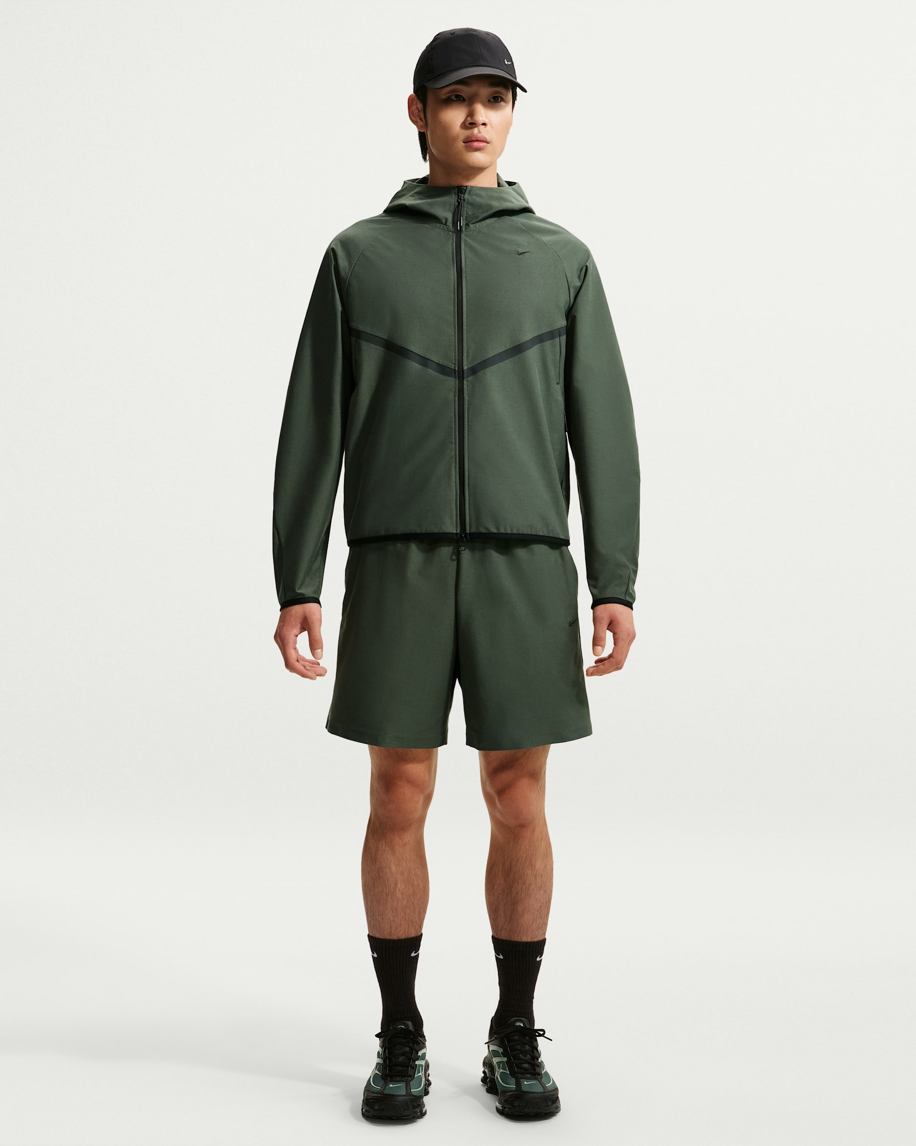 Nike Tech Men's Dri-FIT Shori Knit Shorts - Camo Green/Black