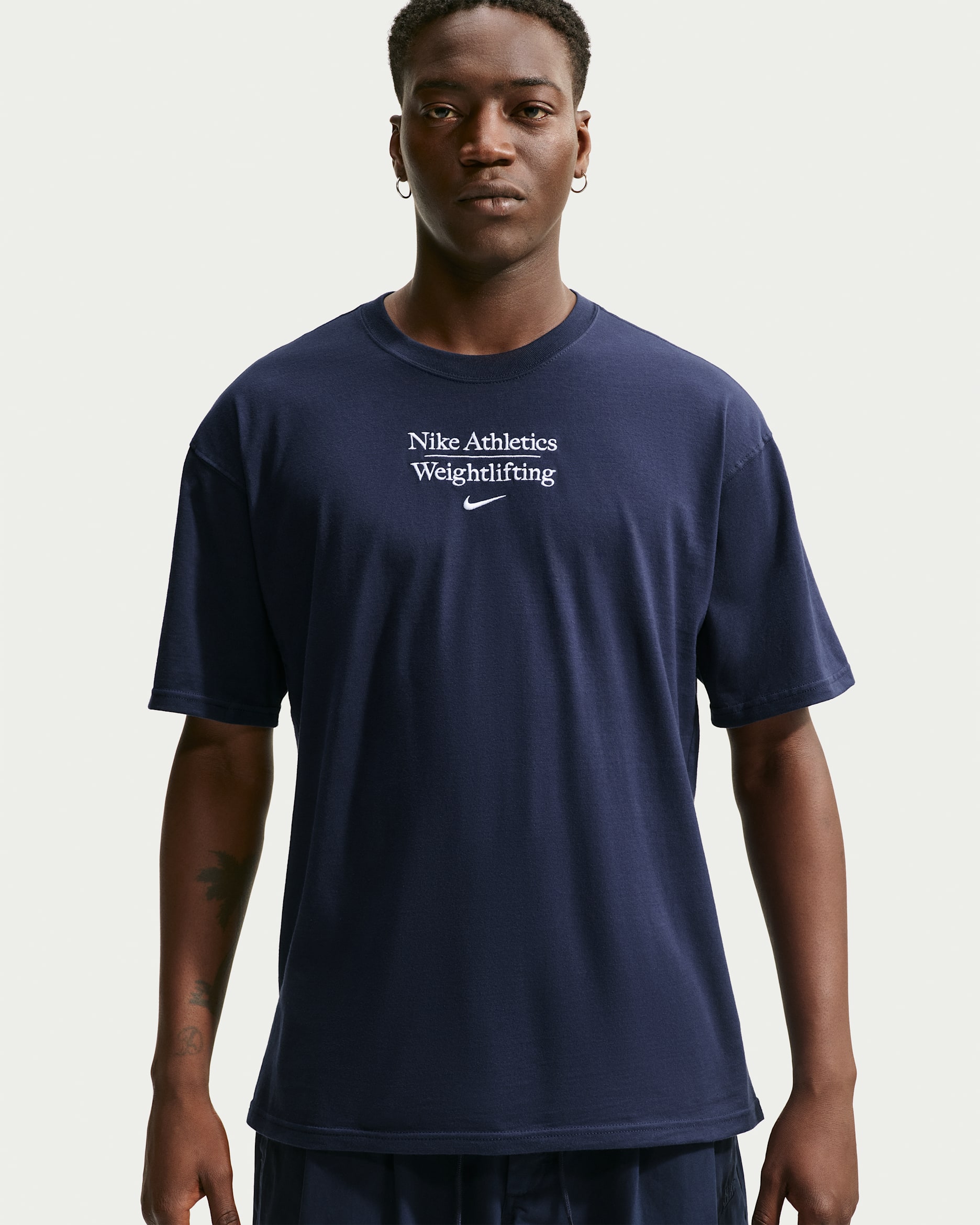 Nike Weightlifting Men's Max90 T-Shirt - College Navy