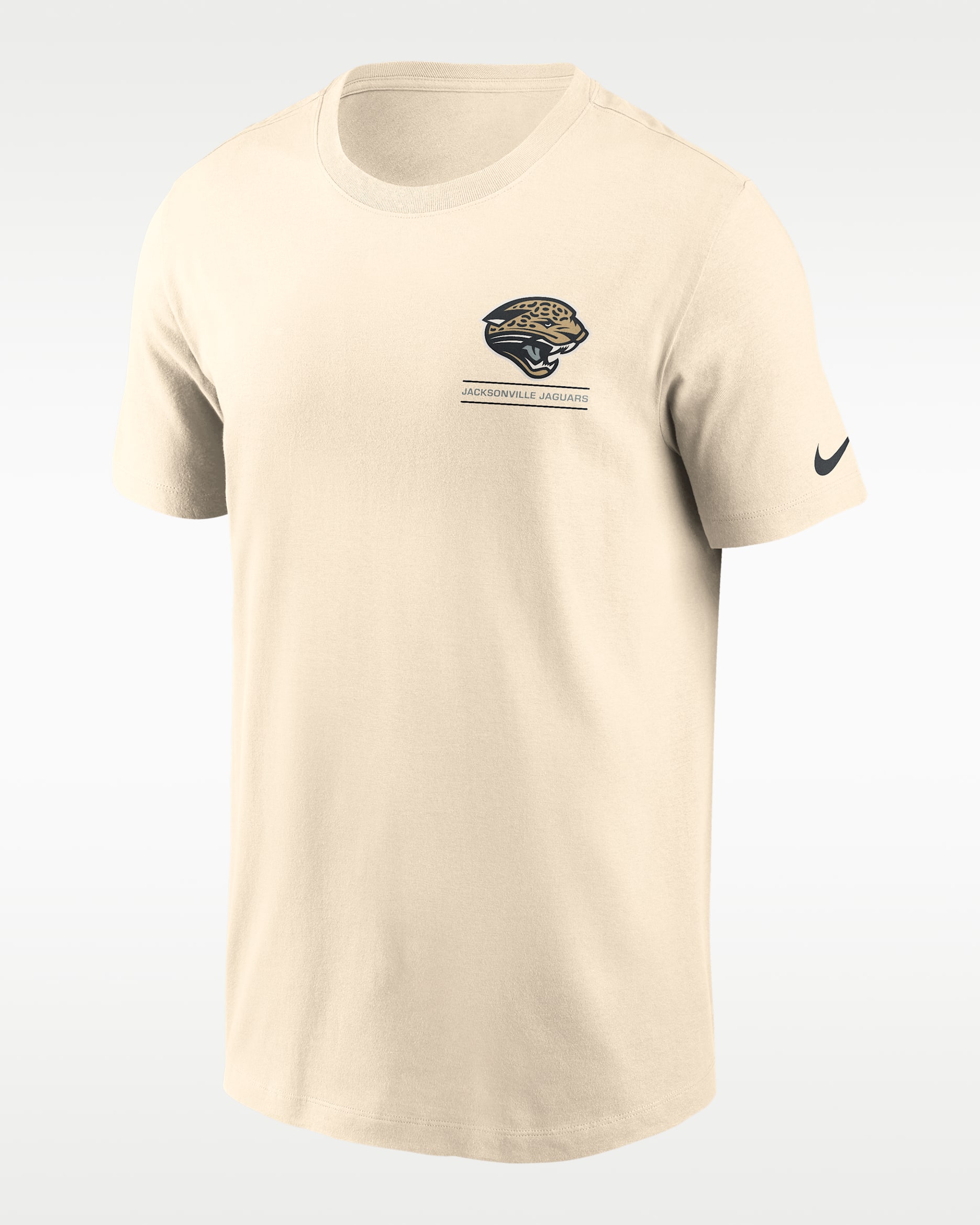 Jacksonville Jaguars Essential Vintage Mod Men's Nike NFL T-Shirt - Natural