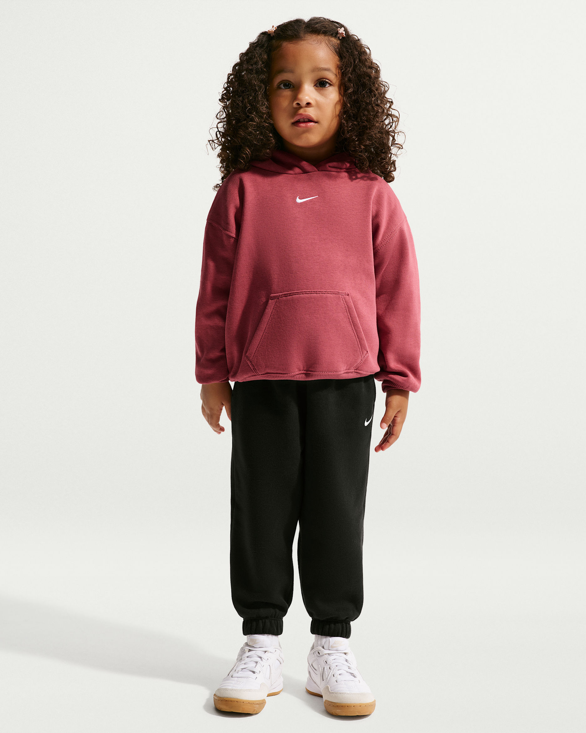 Pants holgados Studio Fleece infantil Nike Sportswear - Negro