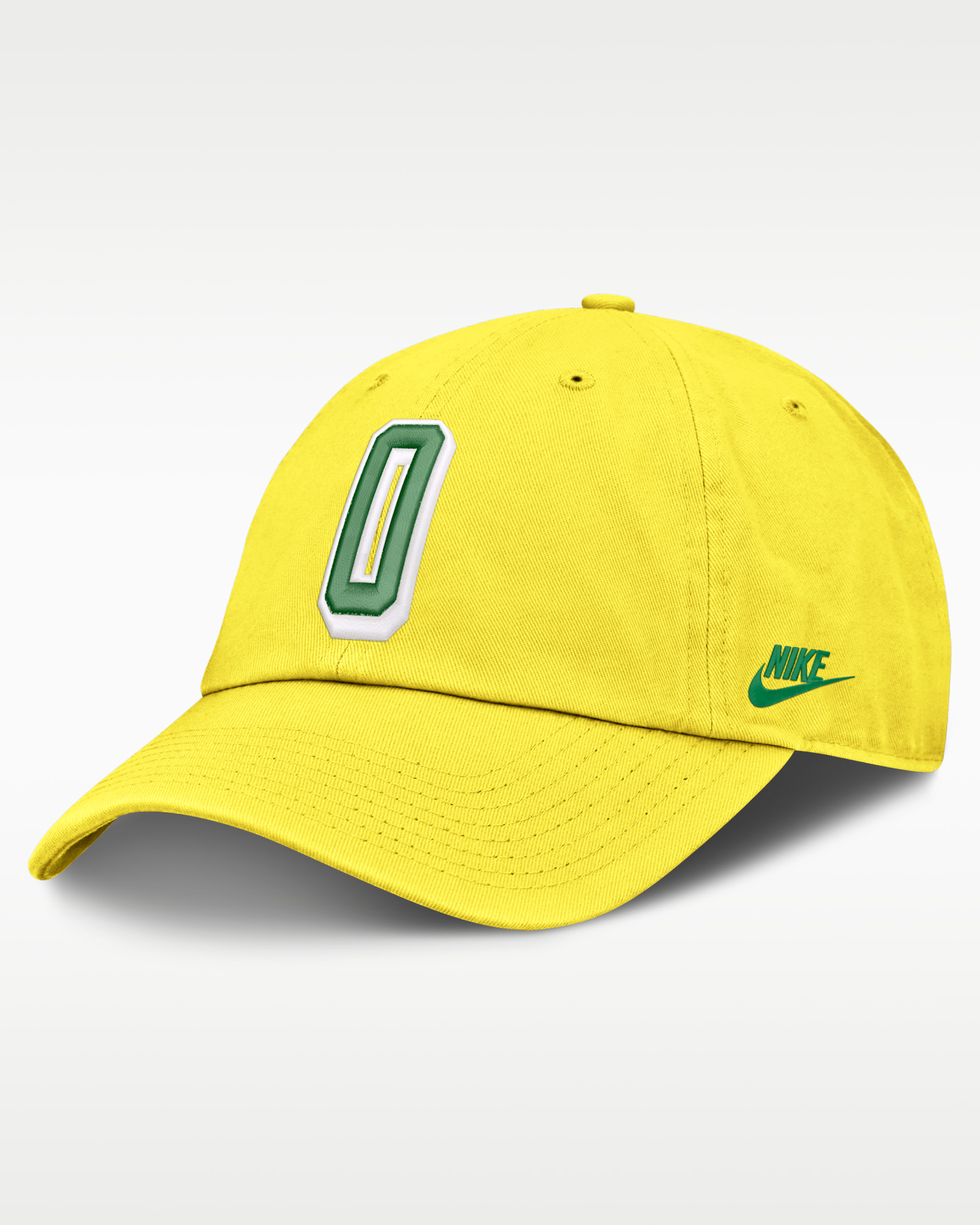 Oregon Natural Club Men's Nike College Adjustable Hat - Yellow